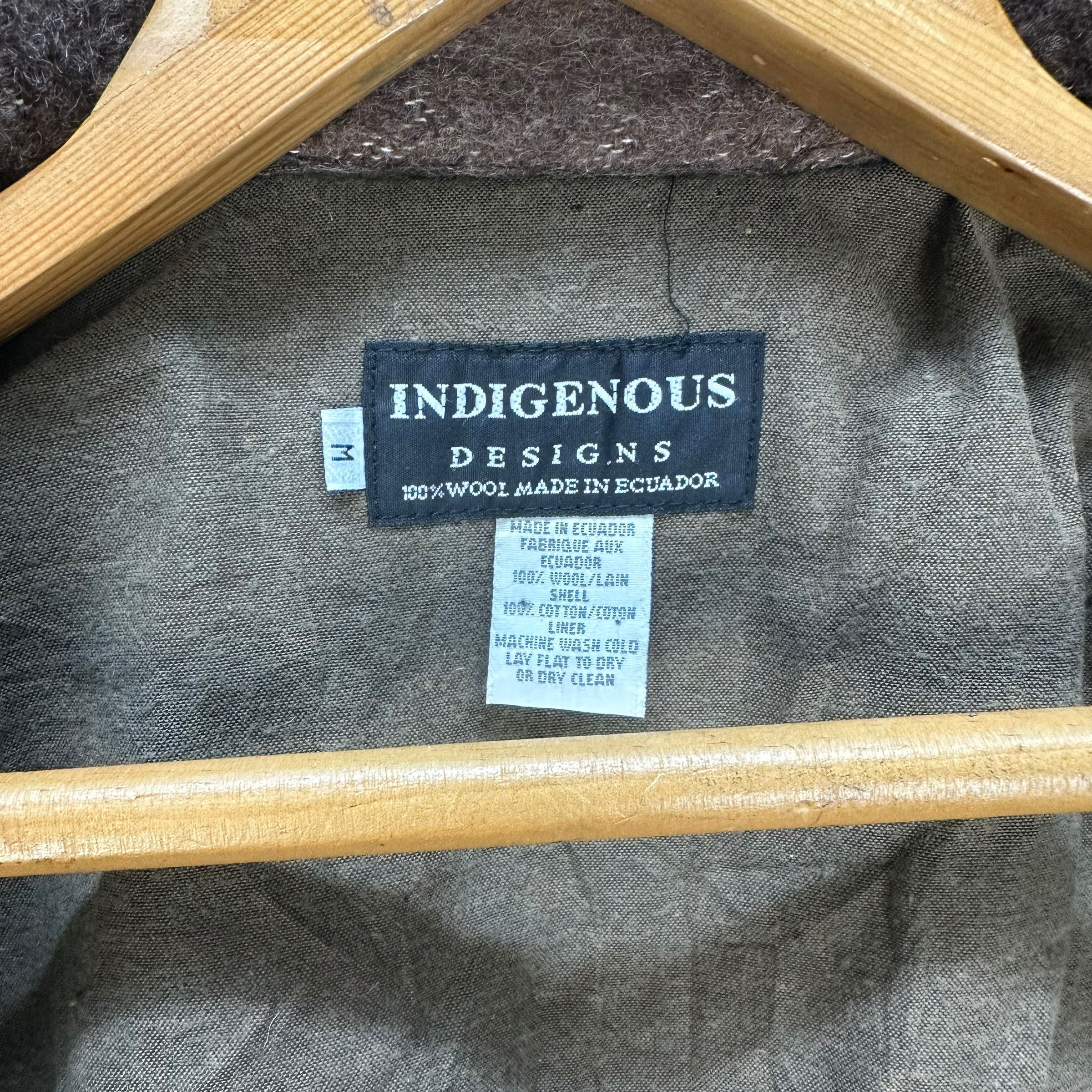 Vintage INDIGENOUS DESIGNS WOOL JACKET #7836-181 Size US M / EU 48-50 / 2 - 10 Thumbnail