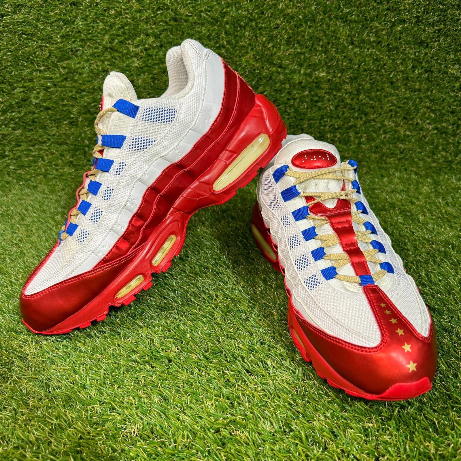 image of Size 12 | Nike Air Max 95 Le 'doernbecher' 2011 507450-180 Shoes in White, Men's