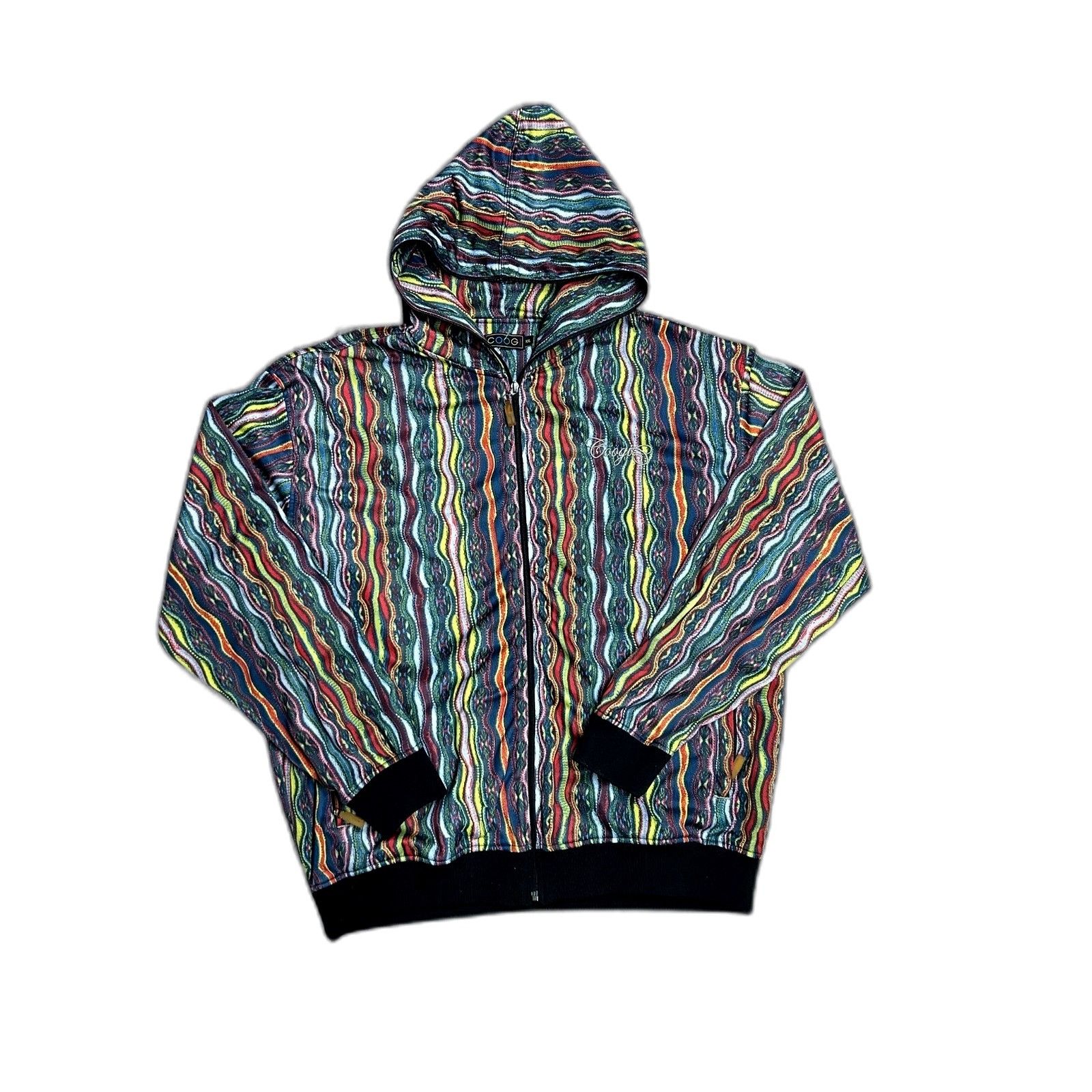Coogi COOGI Longreef Zip Hoodie Streetwear Urban Multicolor XXL Fl Size US XXL / EU 58 / 5 - 5 Thumbnail