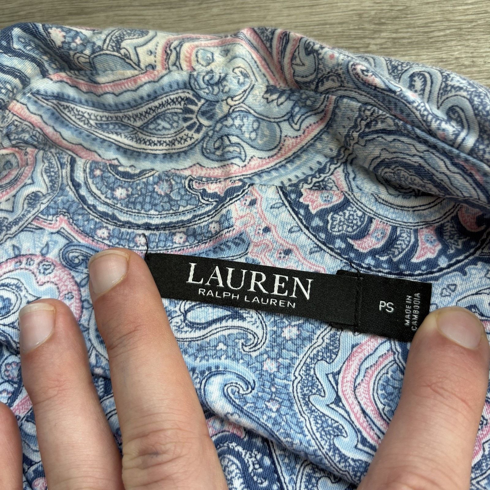Lauren Ralph Lauren Lauren Ralph Lauren Women's Pajama Set PS Paisley Button Size 30" / US 8 / IT 44 - 4 Thumbnail