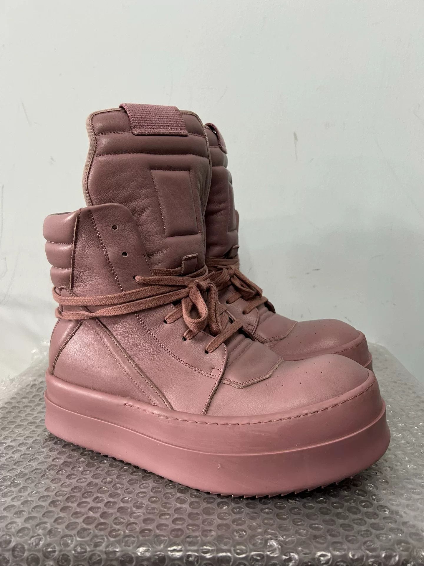 Rick Owens rick owens pink low top chunky sneakers Size US 7 / EU 40 - 1 Thumbnail