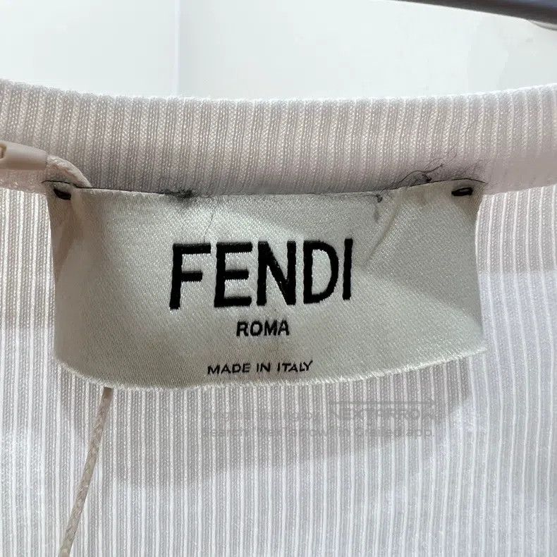 Fendi Fendi Solid color slogan lettering short sleeve Size XL / US 12-14 / IT 48-50 - 3 Thumbnail