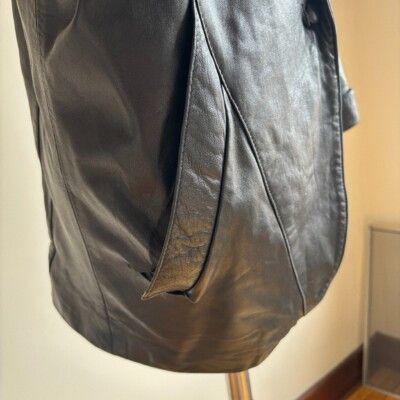 Other VTG Leather Blazer Petite Raglan Jacket Oversized Padded Sho Size US M / EU 48-50 / 2 - 4 Thumbnail