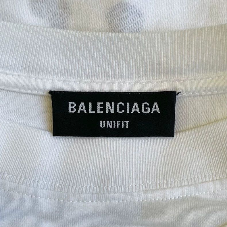 Balenciaga Balenciaga Earth Printed White Short Sleeve Size US S / EU 44-46 / 1 - 6 Thumbnail