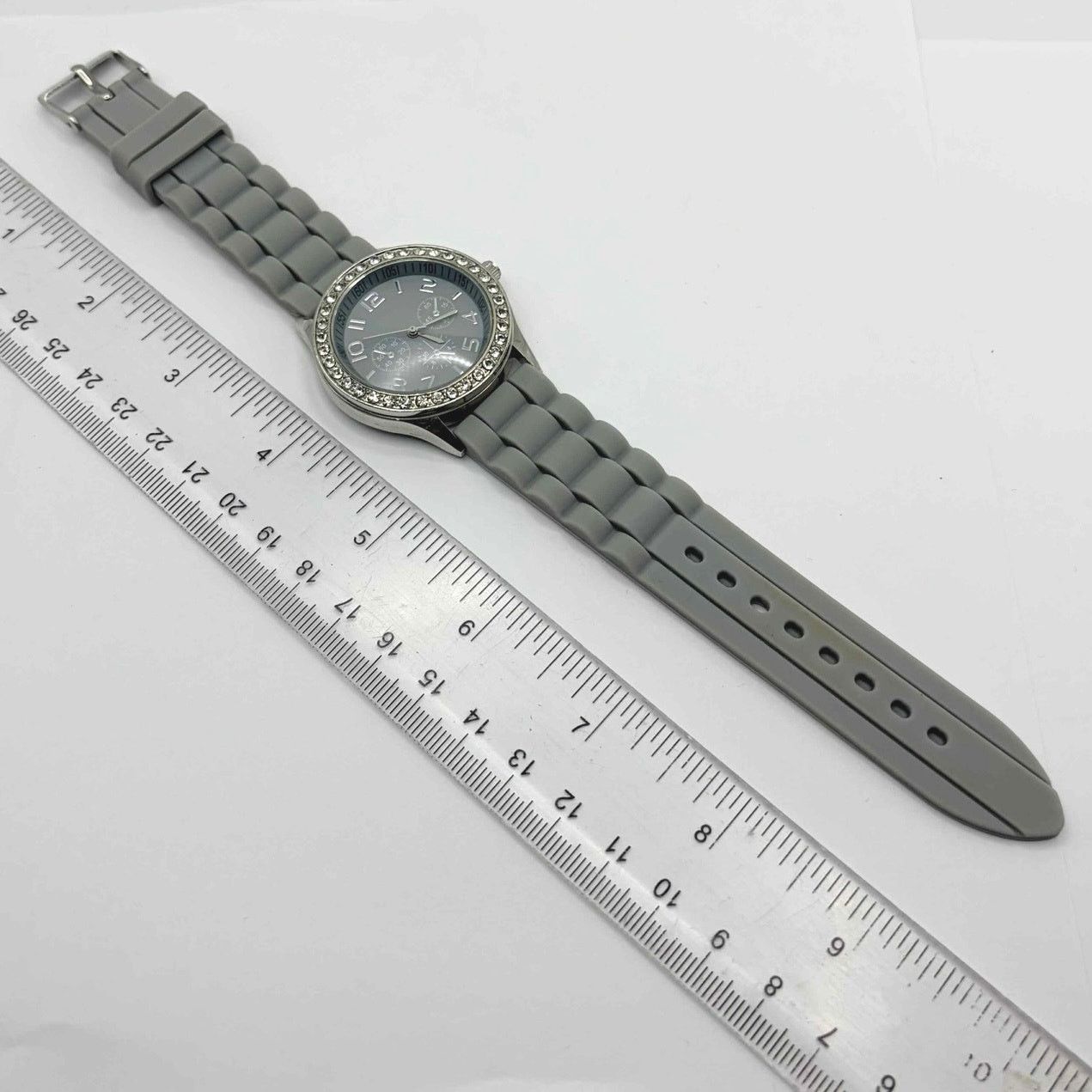 Other Gray & Silver Crystal Men’s Watch Size ONE SIZE - 4 Thumbnail