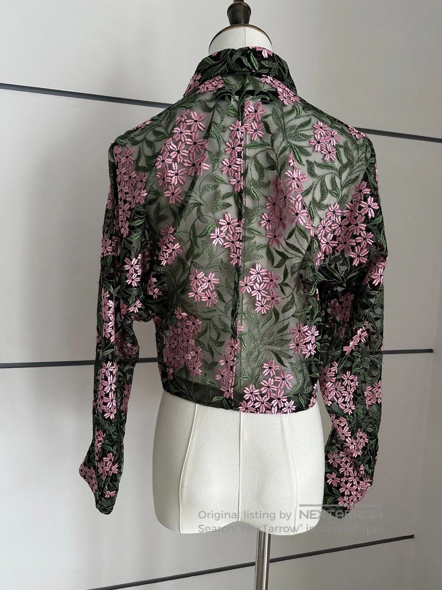 Junya Watanabe Junya Watanabe Floral Embroidered Shirt. Size S / US 4 / IT 40 - 2 Thumbnail
