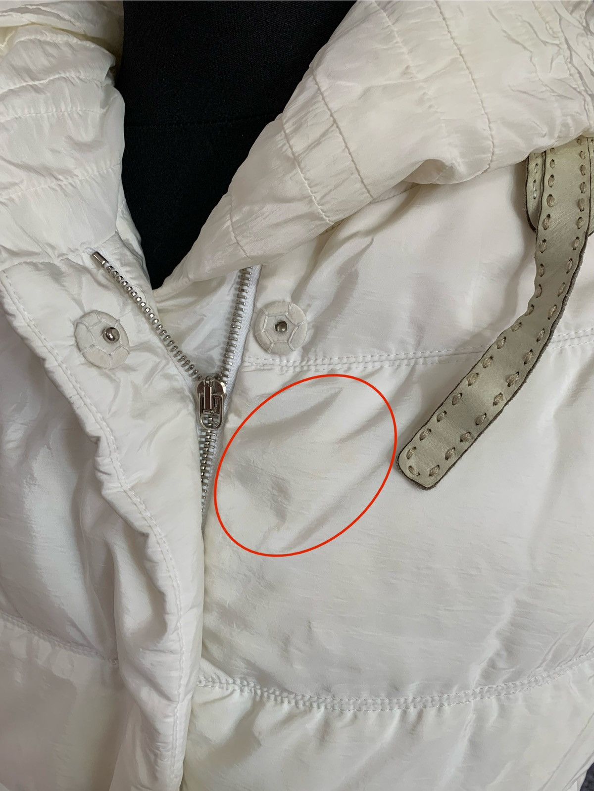 Ermanno Scervino ERMANNO SCERVINNO White Down Puffer Jacket Women’s L size Size L / US 10 / IT 46 - 7 Thumbnail