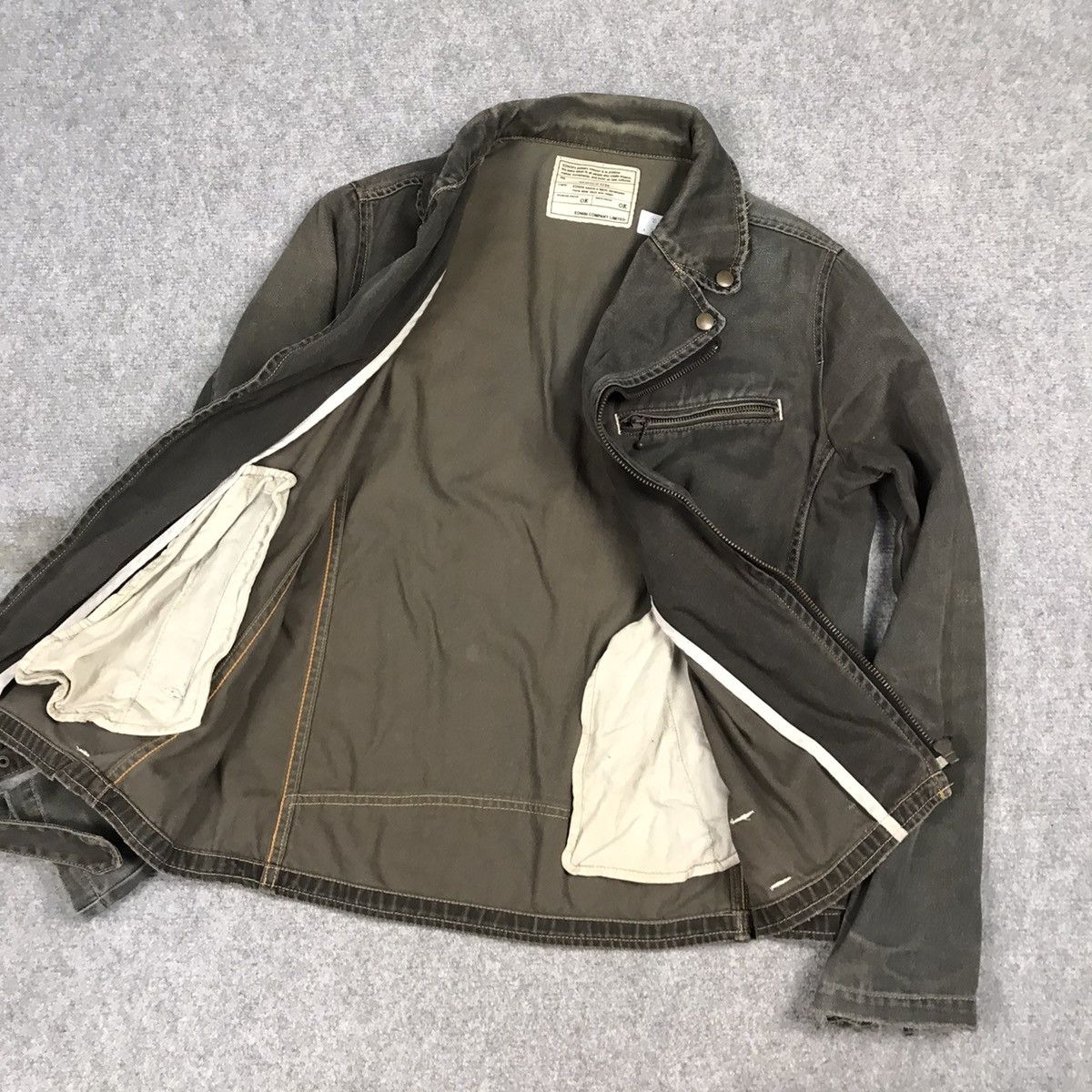 Edwin × If Six Was Nine × Tornado Mart DOUBLE COLLAR BLACK FADED EDWIN JAPAN PUNK STYLE JACKET Size US M / EU 48-50 / 2 - 13 Thumbnail