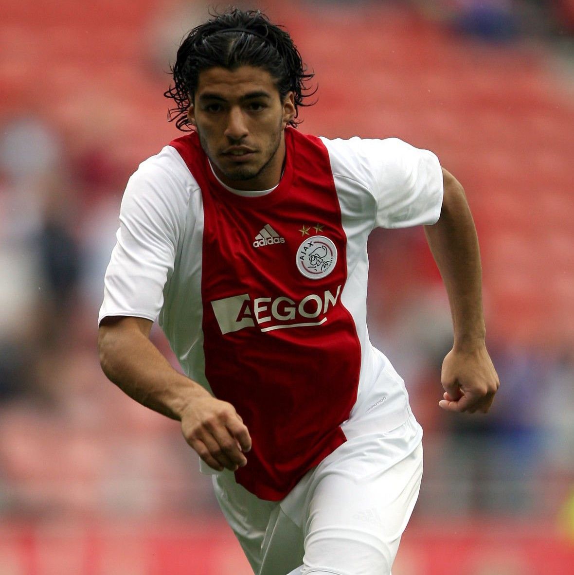 Adidas Ajax Amsterdam 2008-2009 Home Jersey Luis Suarez Size US XL / EU 56 / 4 - 9 Thumbnail