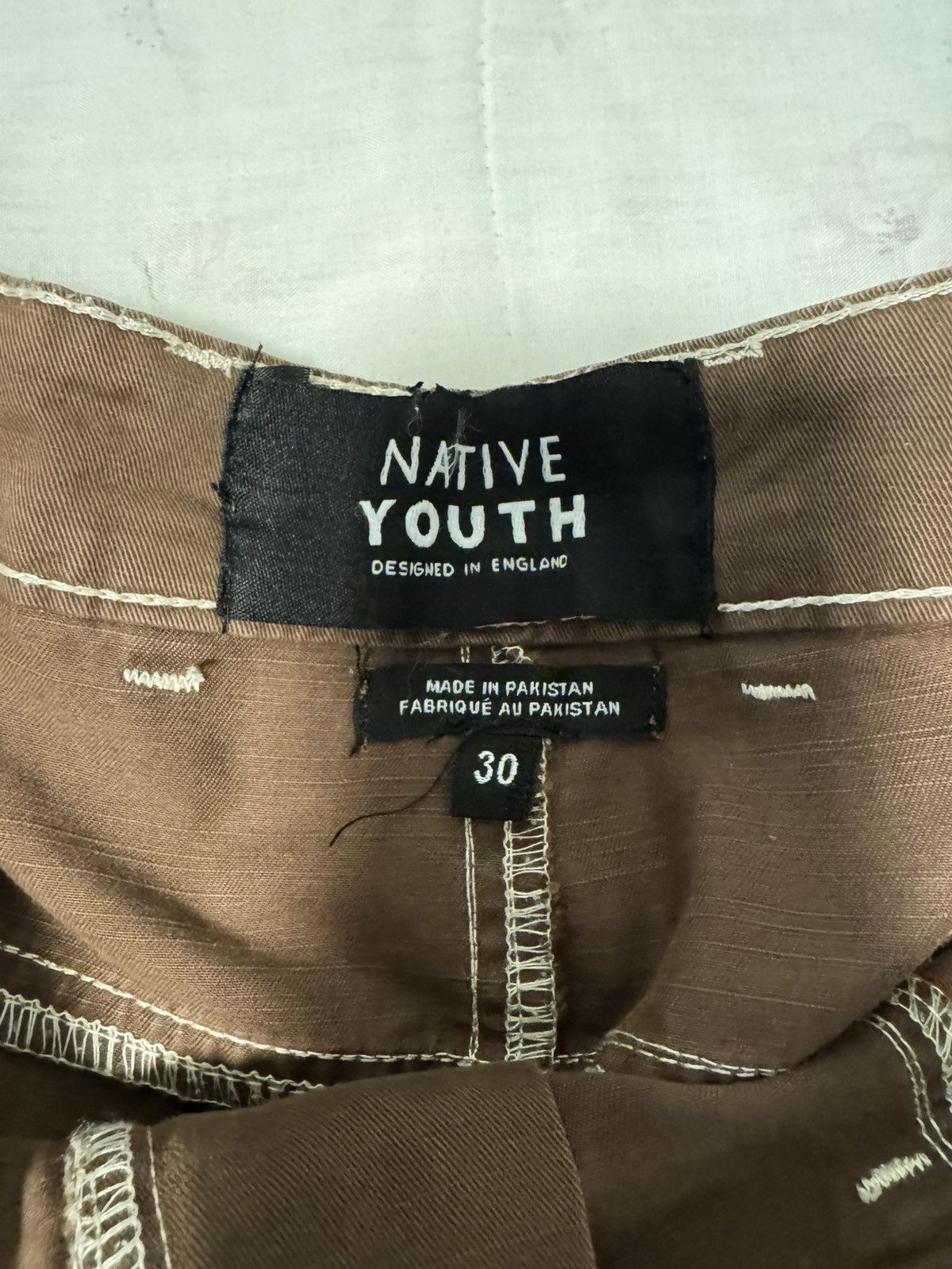 Native Youth Native Youth Carpenter Pant w/ Contrast Stitching - Size 30 Size US 30 / EU 46 - 3 Thumbnail