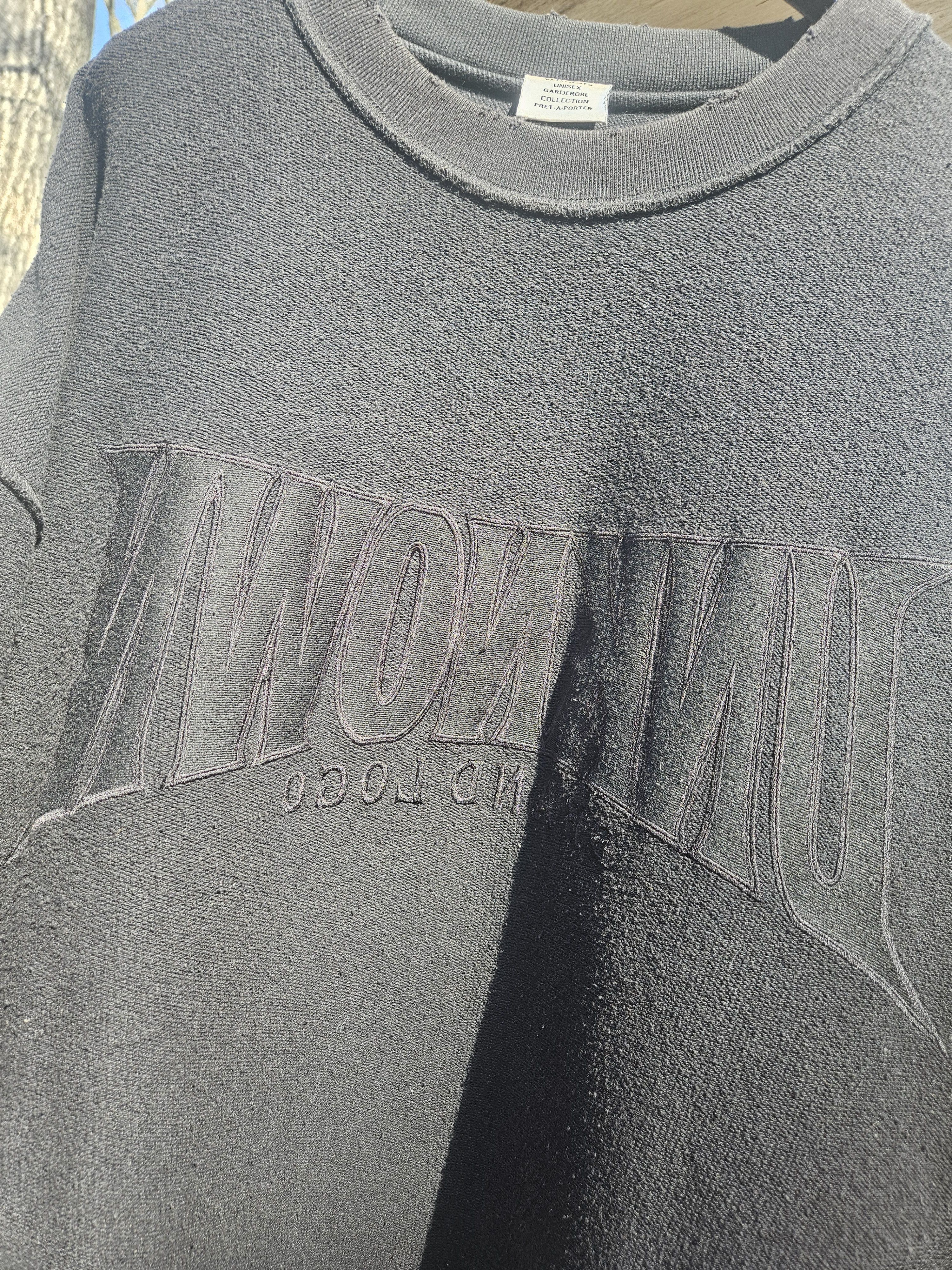 Vetements Dirty Black Anti War Unknown Reversible Mega Knit Shirt Size US S / EU 44-46 / 1 - 9 Thumbnail