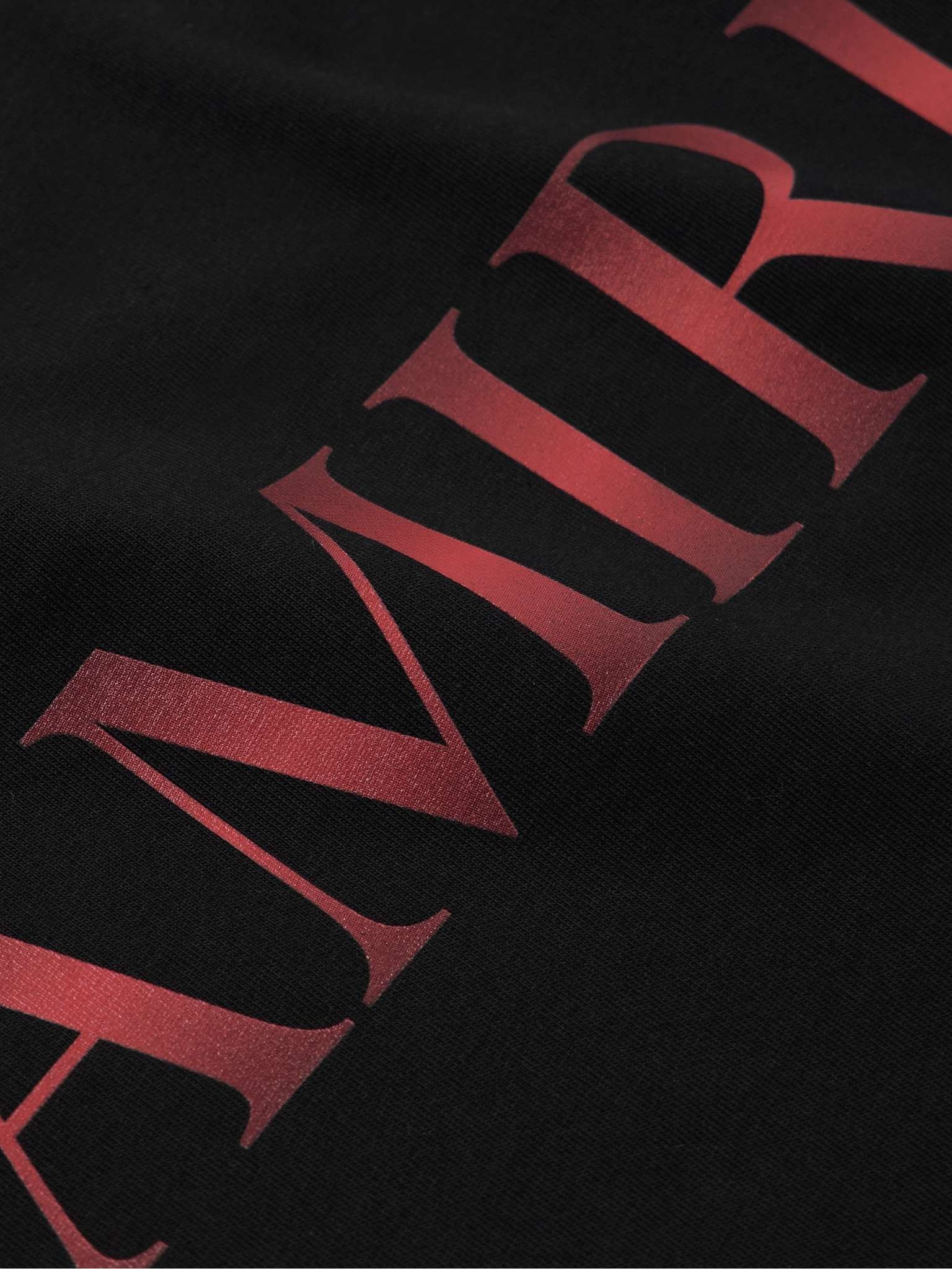 Amiri o1s1wg110725 Logo-Print T-Shirt in Black Size US L / EU 52-54 / 3 - 3 Thumbnail