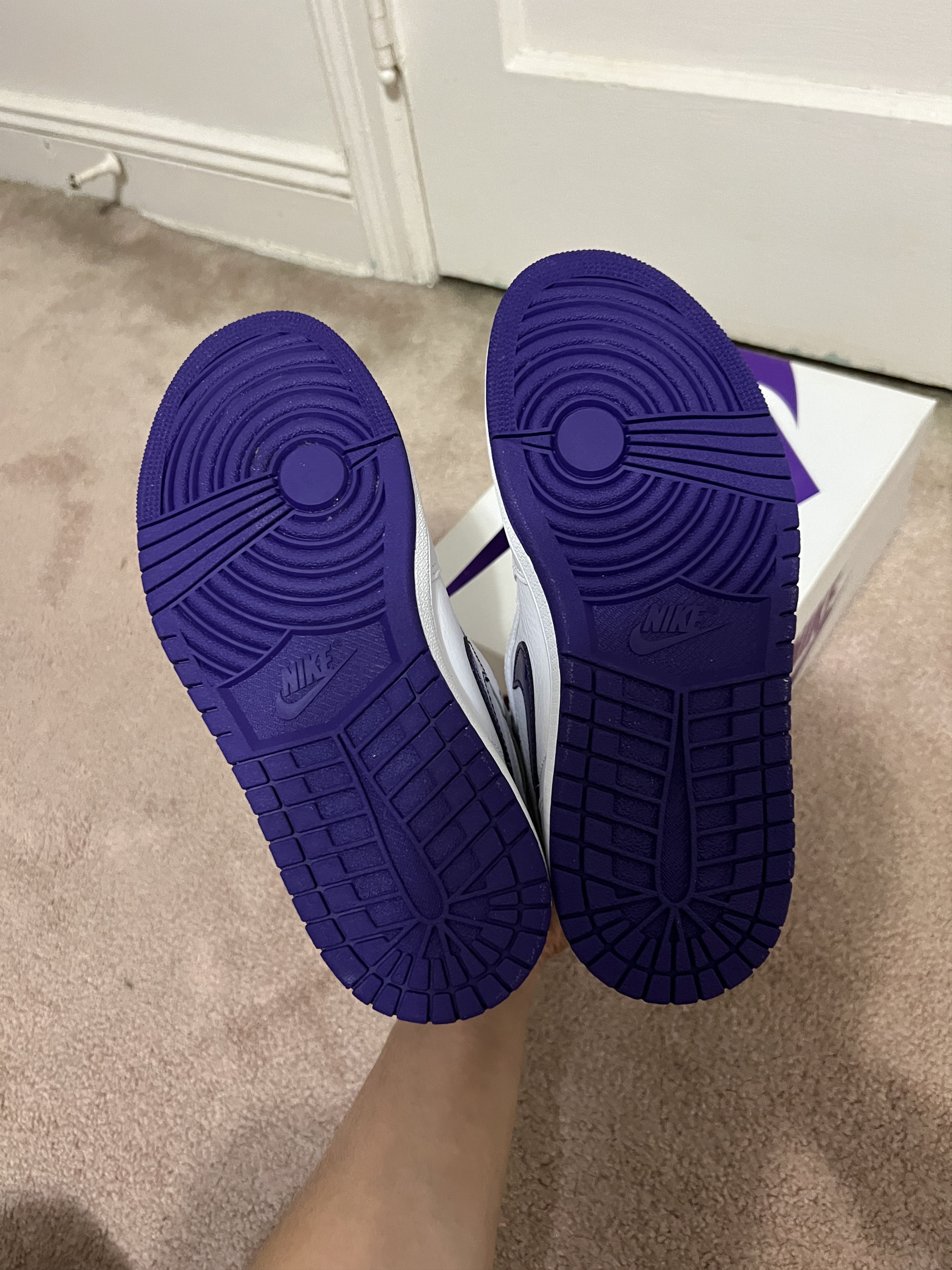 Jordan Brand Air Jordan 1 High OG Court Purple 2021 sz 5.5M sz 7W Size US 5.5 / EU 38 - 6 Thumbnail