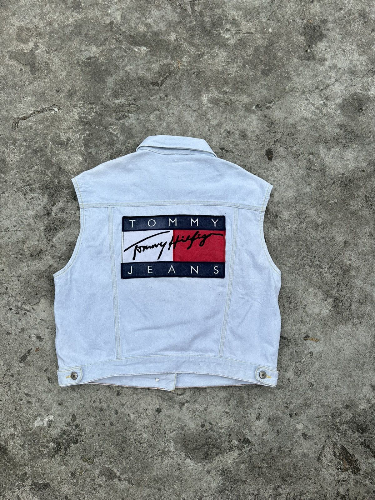 Tommy Hilfiger × Tommy Jeans Tommy Jeans Denim Vest Size US S / EU 44-46 / 1 - 1 Thumbnail