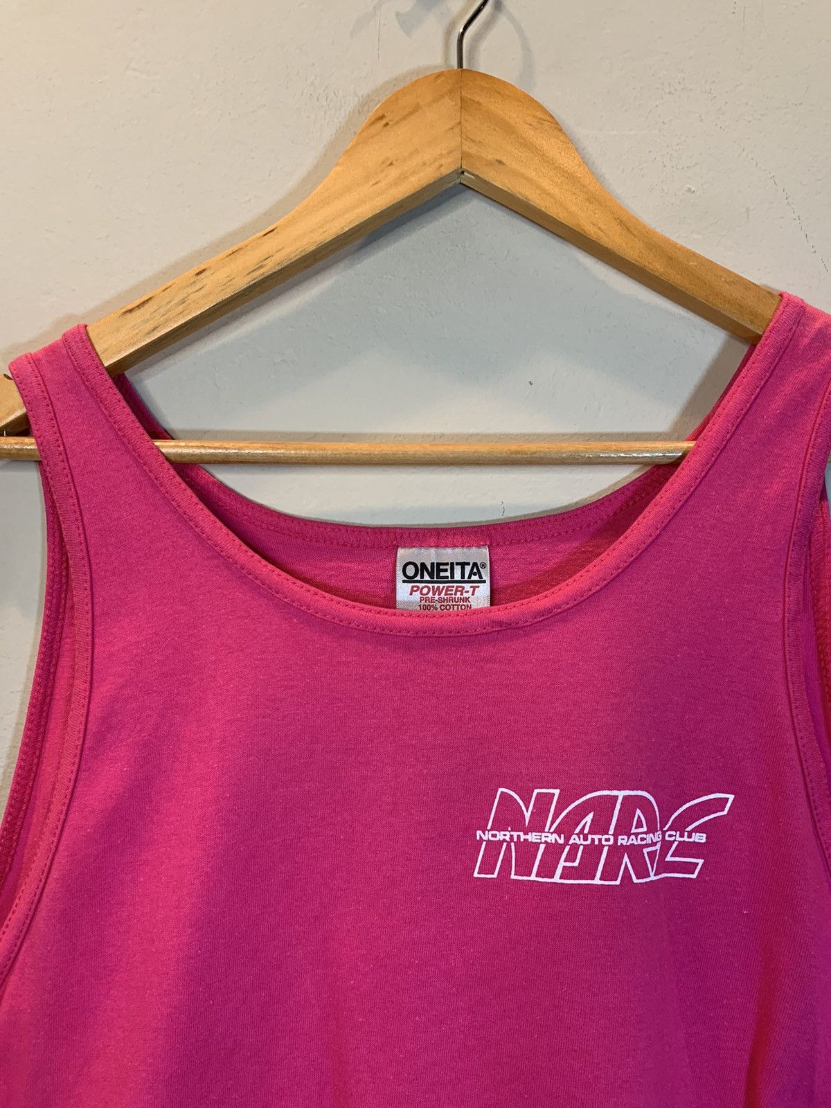 Budweiser × Vintage *RARE* Vintage 80s NARC Northern Auto Racing Club Bud Tank Size US M / EU 48-50 / 2 - 4 Thumbnail
