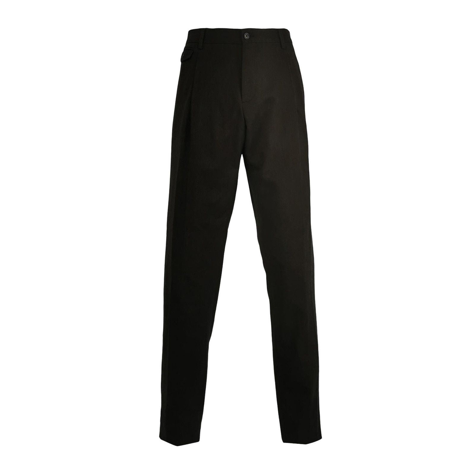 Dolce & Gabbana Dolce & Gabbana Solid Cotton Casual Pants 50 Size US 34 / EU 50 - 1 Thumbnail