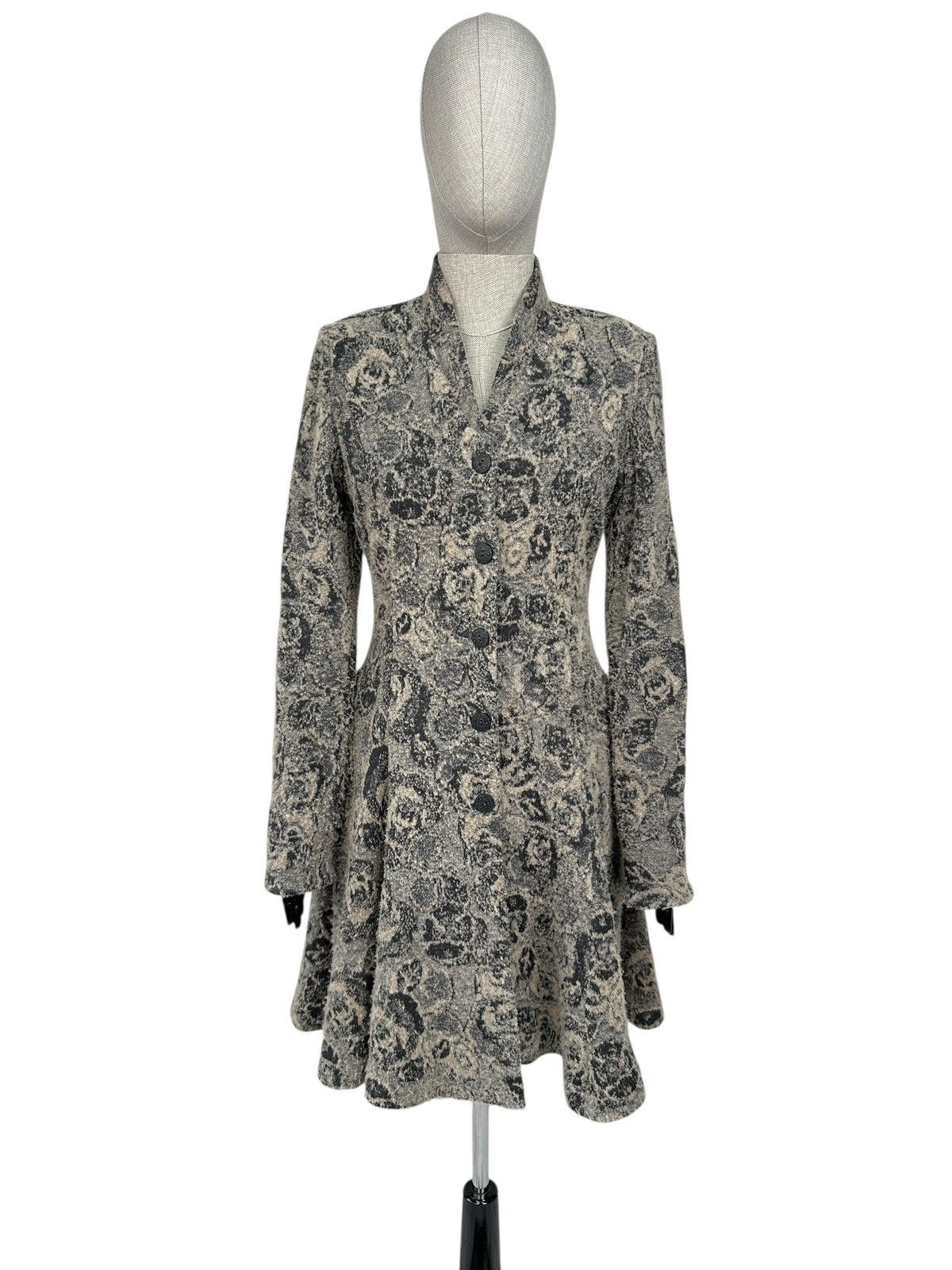 Other IVKO Coat Floral Structure Anthracite Long Jacket size 38 Size M / US 6-8 / IT 42-44 - 1 Thumbnail