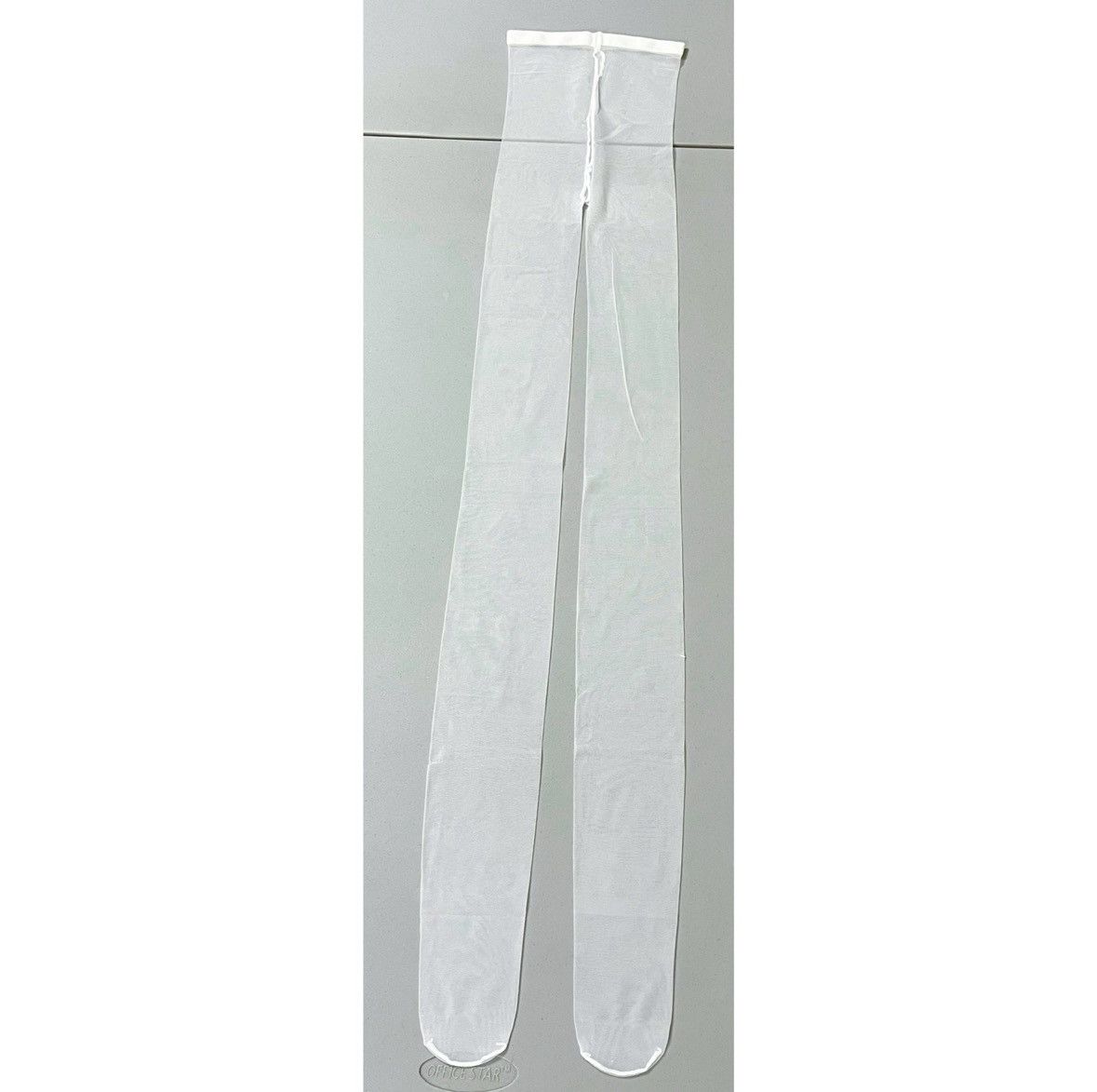 Vintage White Invisible Tights Stockings Pantyhose Hosiery Size S 🤍 Size ONE SIZE - 5 Thumbnail