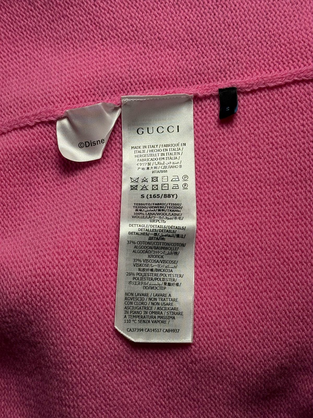 Disney × Gucci Gucci x Disney "Flash" Donald Duck comic pink sweater Size S / US 4 / IT 40 - 4 Thumbnail