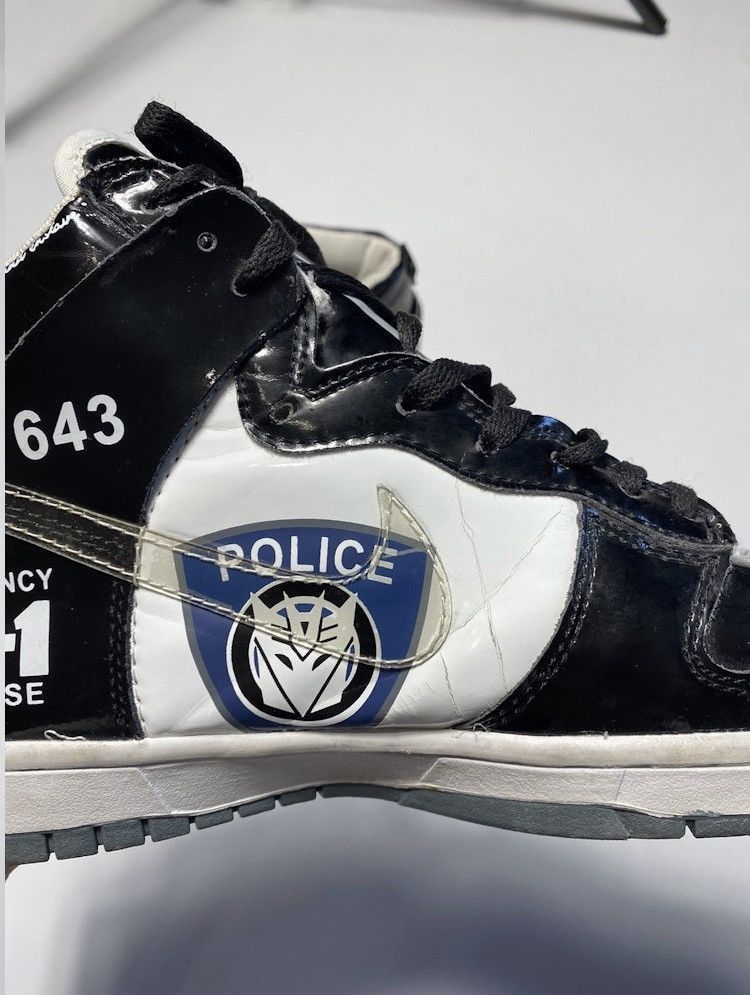 Nike × Vintage Vintage Nike Transformers Police varnish dunk shoes size 10 Size US 10 / EU 43 - 8 Thumbnail