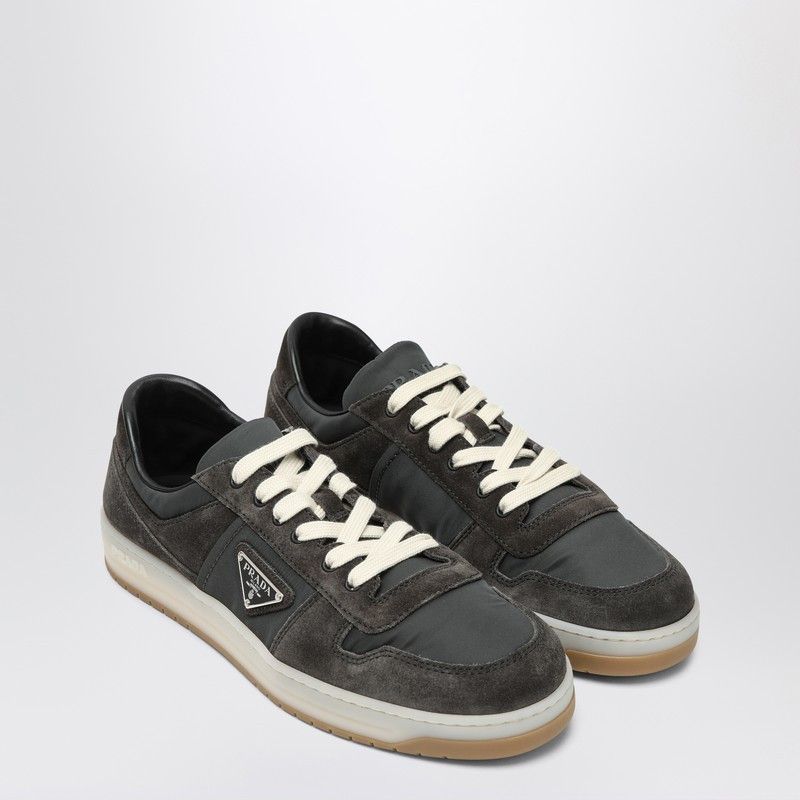 Prada Prada Sneakers Downtown In Re-Nylon And Gray Suede