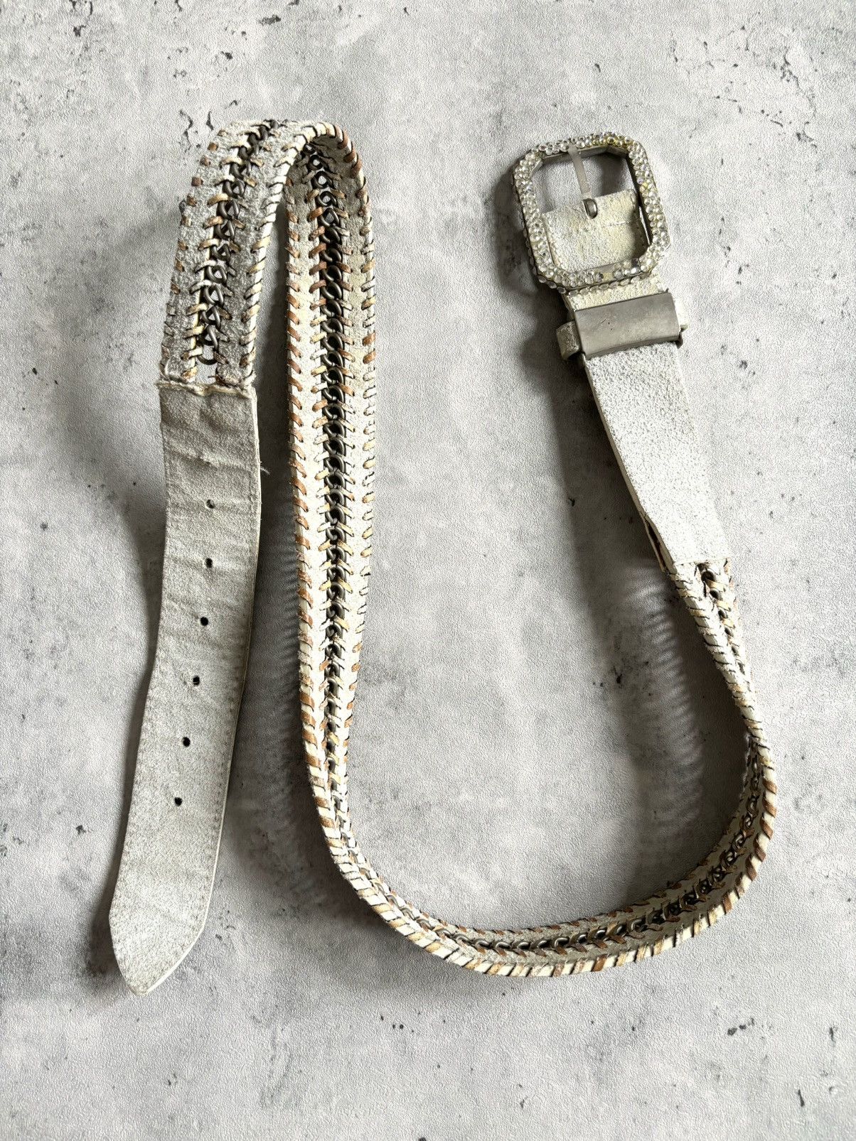 If Six Was Nine Leather Good Design Chain Belt 🐦 Size ONE SIZE - 6 Thumbnail