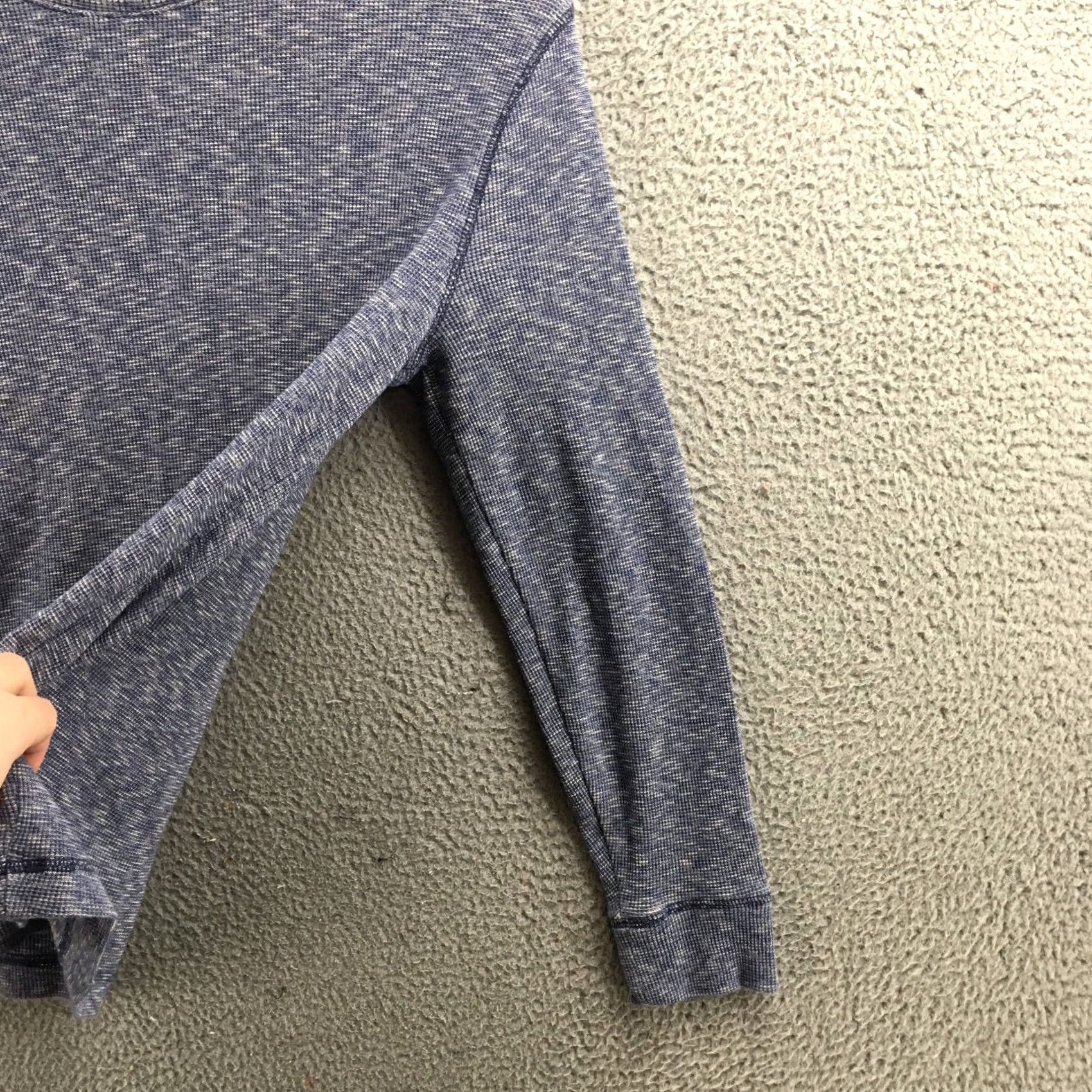 Banana Republic Banana Republic Sweater Mens L Blue Cotton Blend Knit Pullover Crew Long Sleeve Size US L / EU 52-54 / 3 - 4 Thumbnail