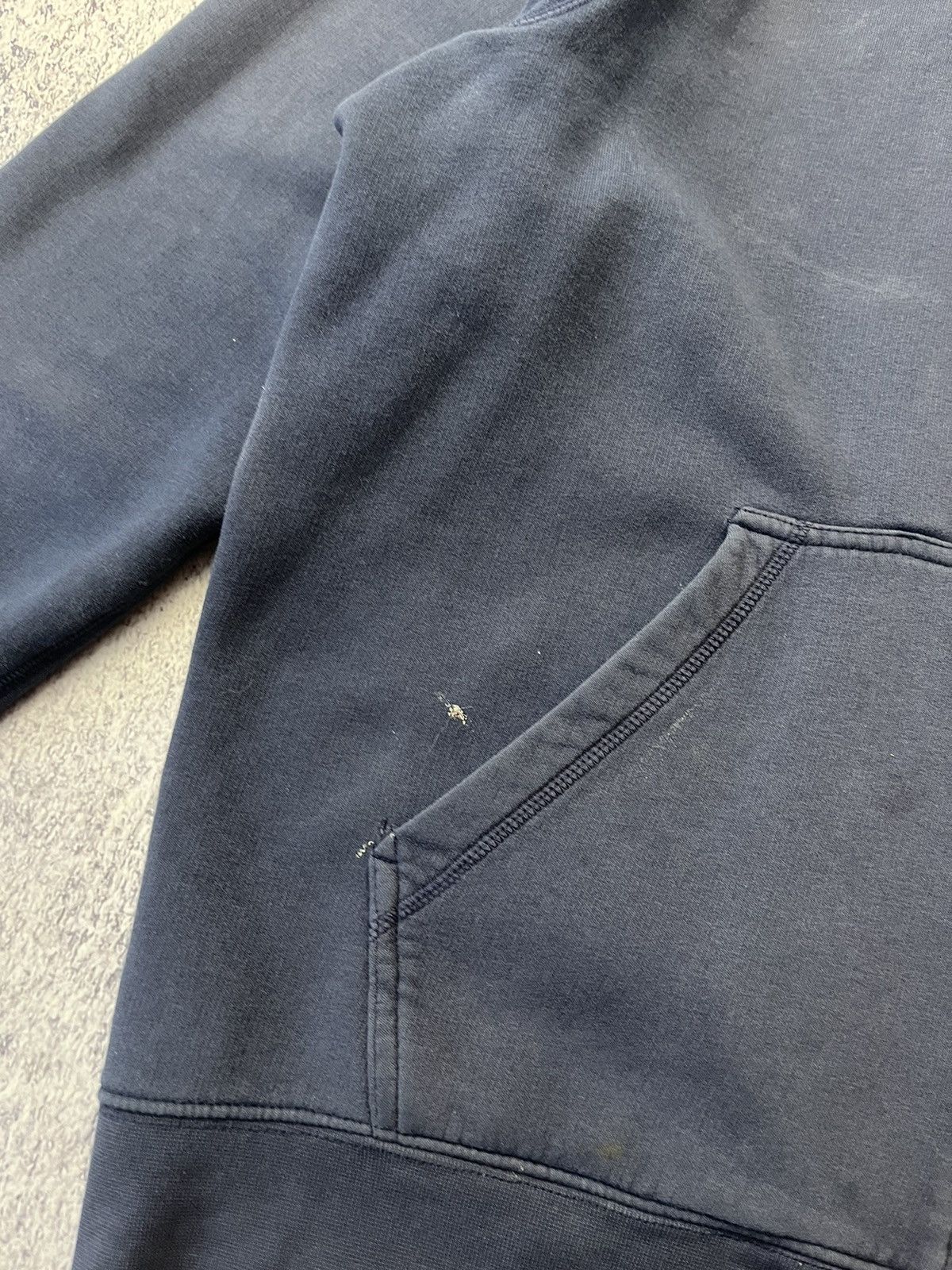 Nike Vintage Nike Distressed Zip Up Hoodie Swoosh Drill Size US L / EU 52-54 / 3 - 9 Thumbnail