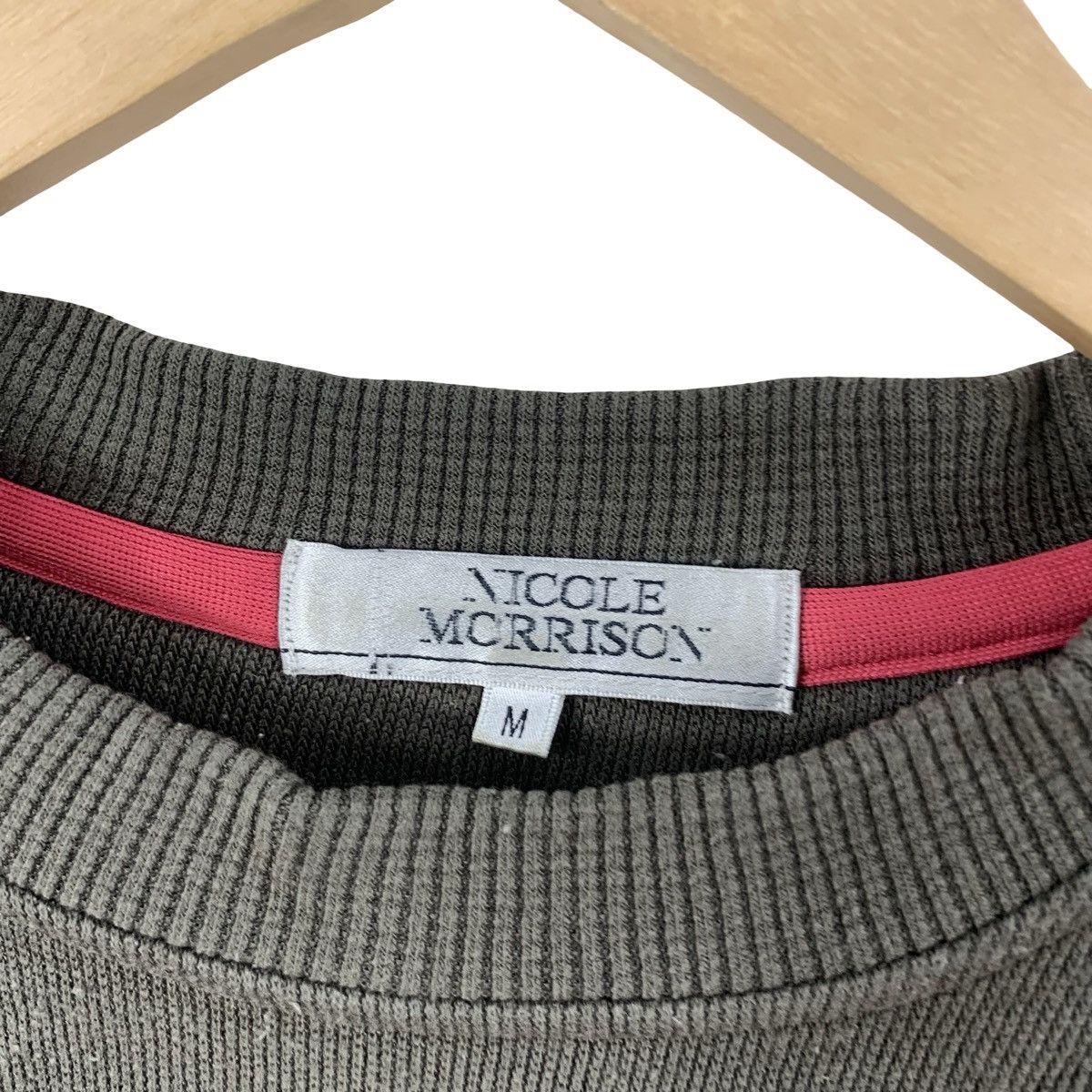 Other Nicole Morrison Embroidered Crest Crewneck Sweatshirt Olive Size M / US 6-8 / IT 42-44 - 8 Thumbnail