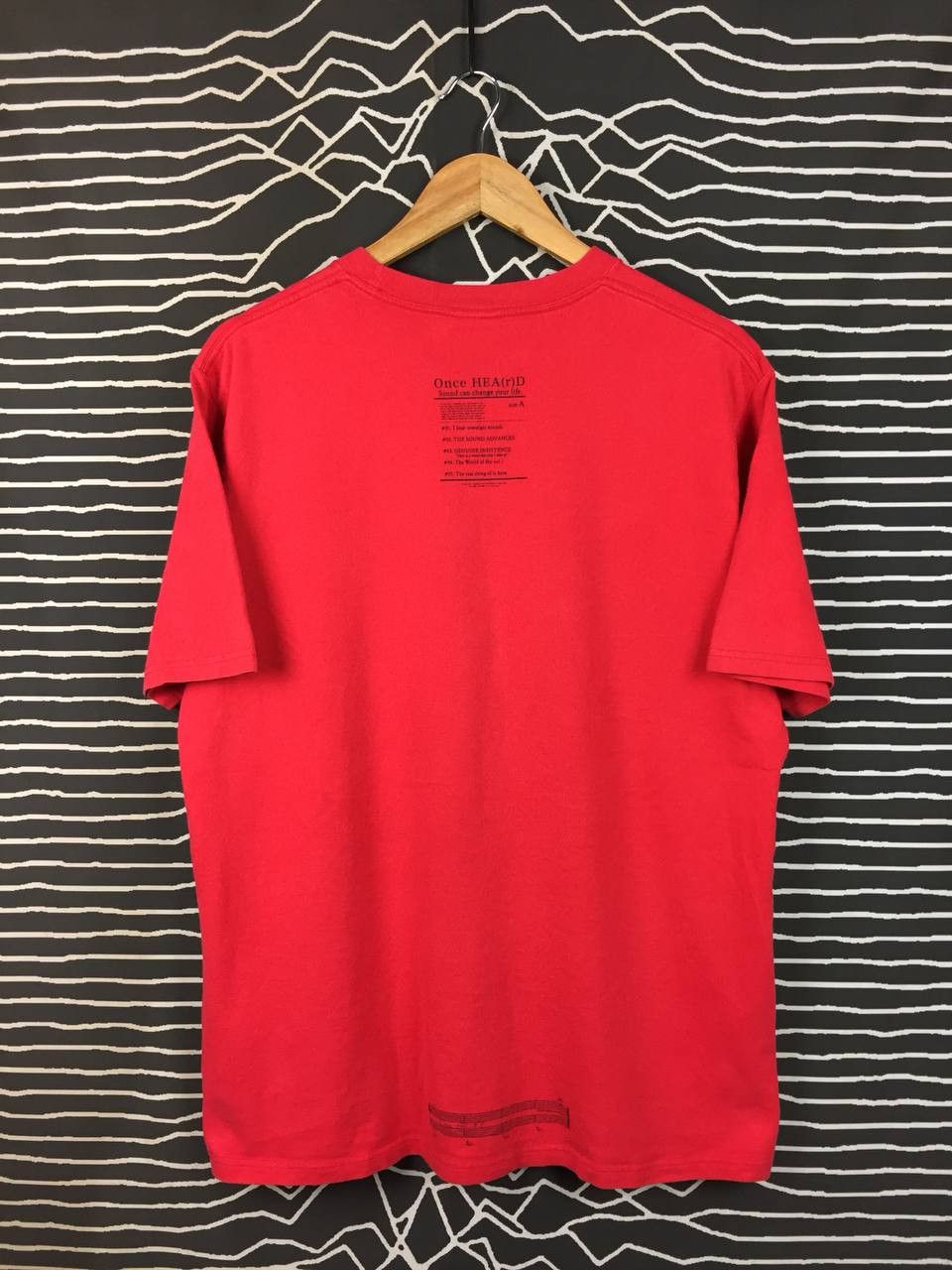 Vintage Vtg HEAD Japan Genuine Insistence Cassette Tape Graphic Tee Size US L / EU 52-54 / 3 - 8 Thumbnail