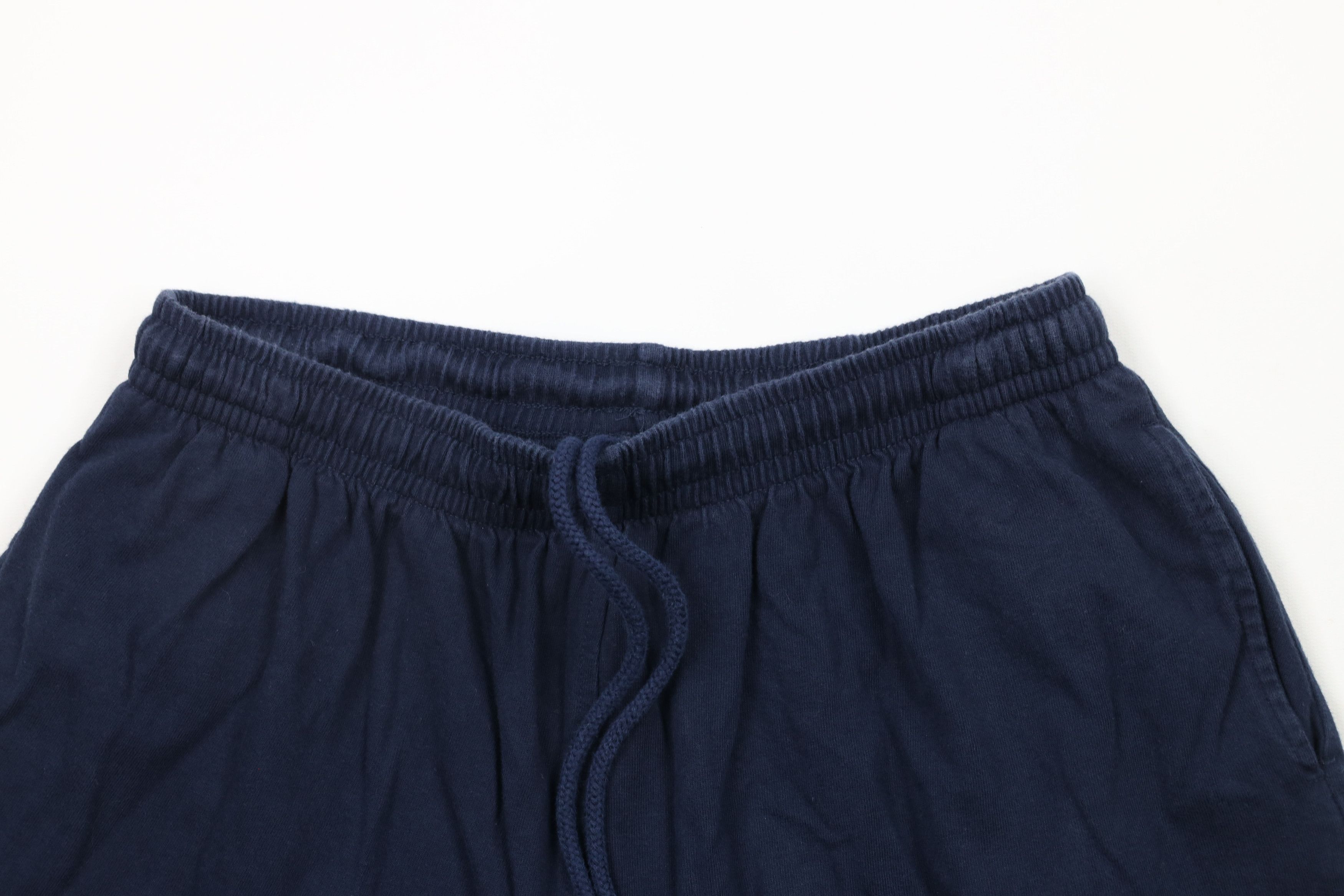 Vintage Vintage 90s Streetwear Above Knee Shorts Navy Blue Cotton Size US 36 / EU 52 - 2 Thumbnail