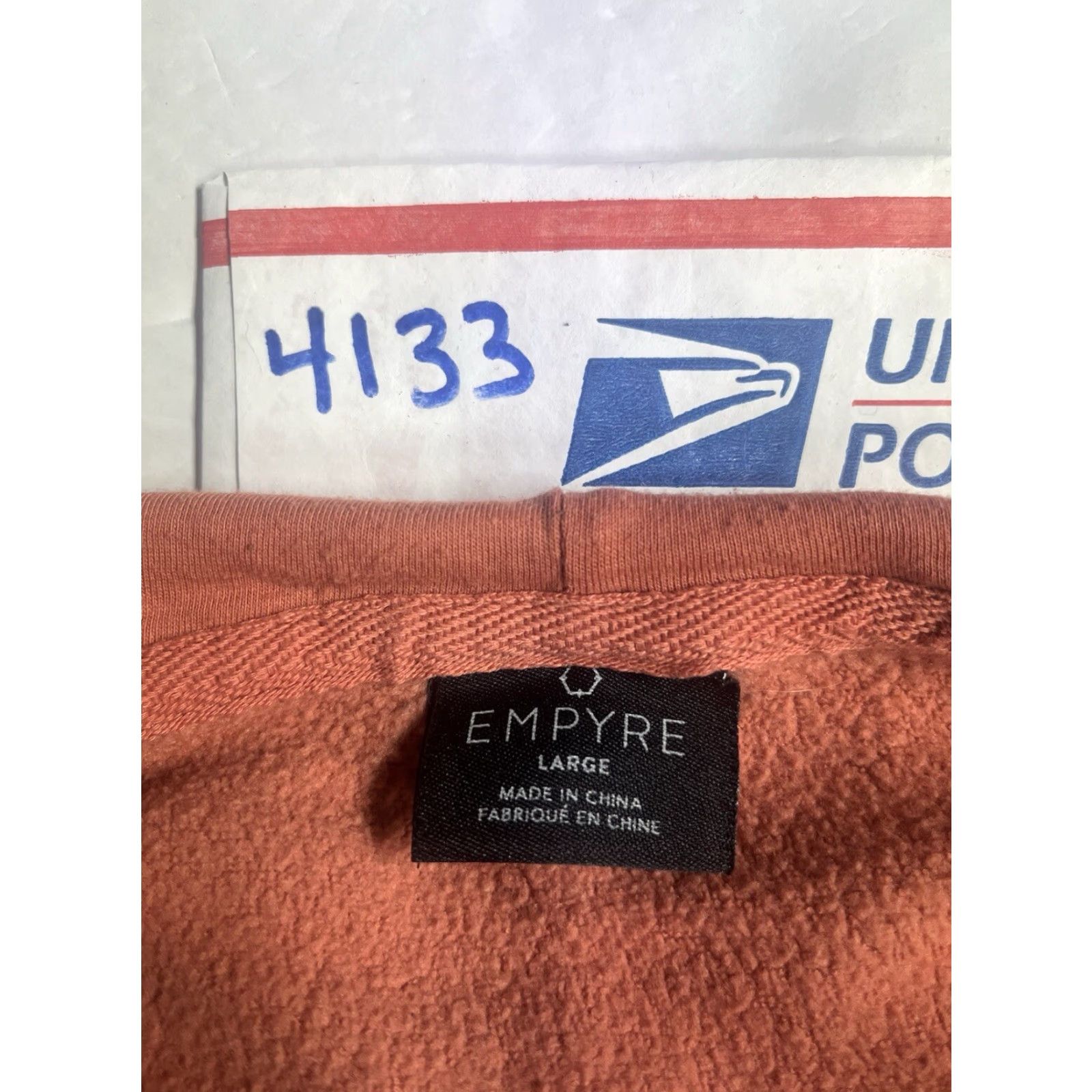 Empyre Empyre Hoodie Large Orange Skate Sweatshirt Hooded Unisex Adults Grunge Street Wear Sweatshirt Sweater Size US L / EU 52-54 / 3 - 8 Thumbnail