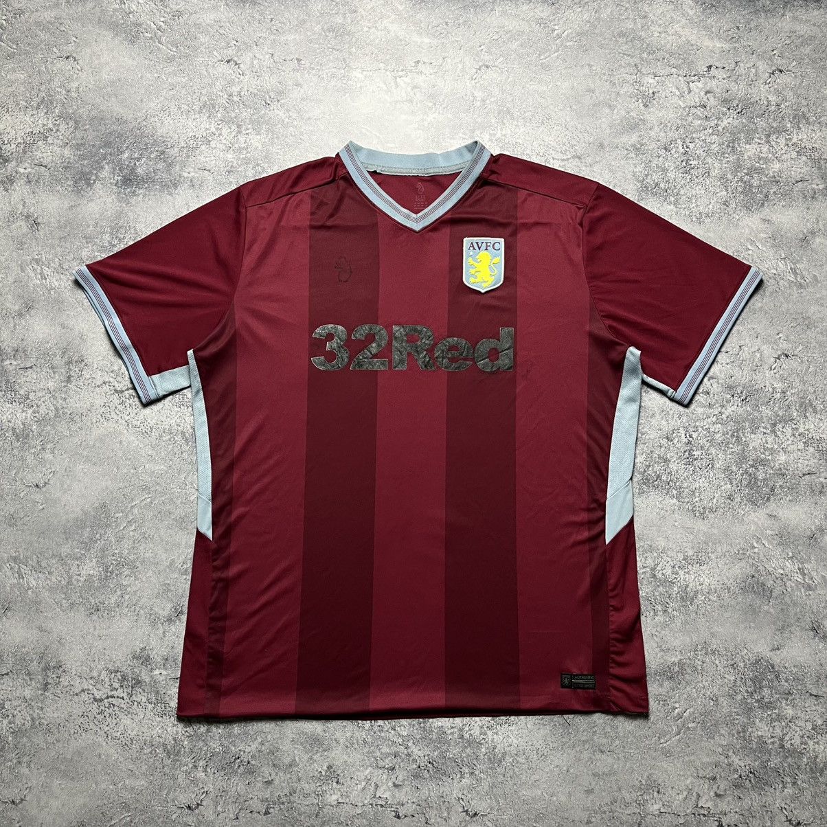 Other Vintage Luke Sport Aston Villa 2018/19 Home Soccer Jersey Size US XXL / EU 58 / 5 - 1 Thumbnail