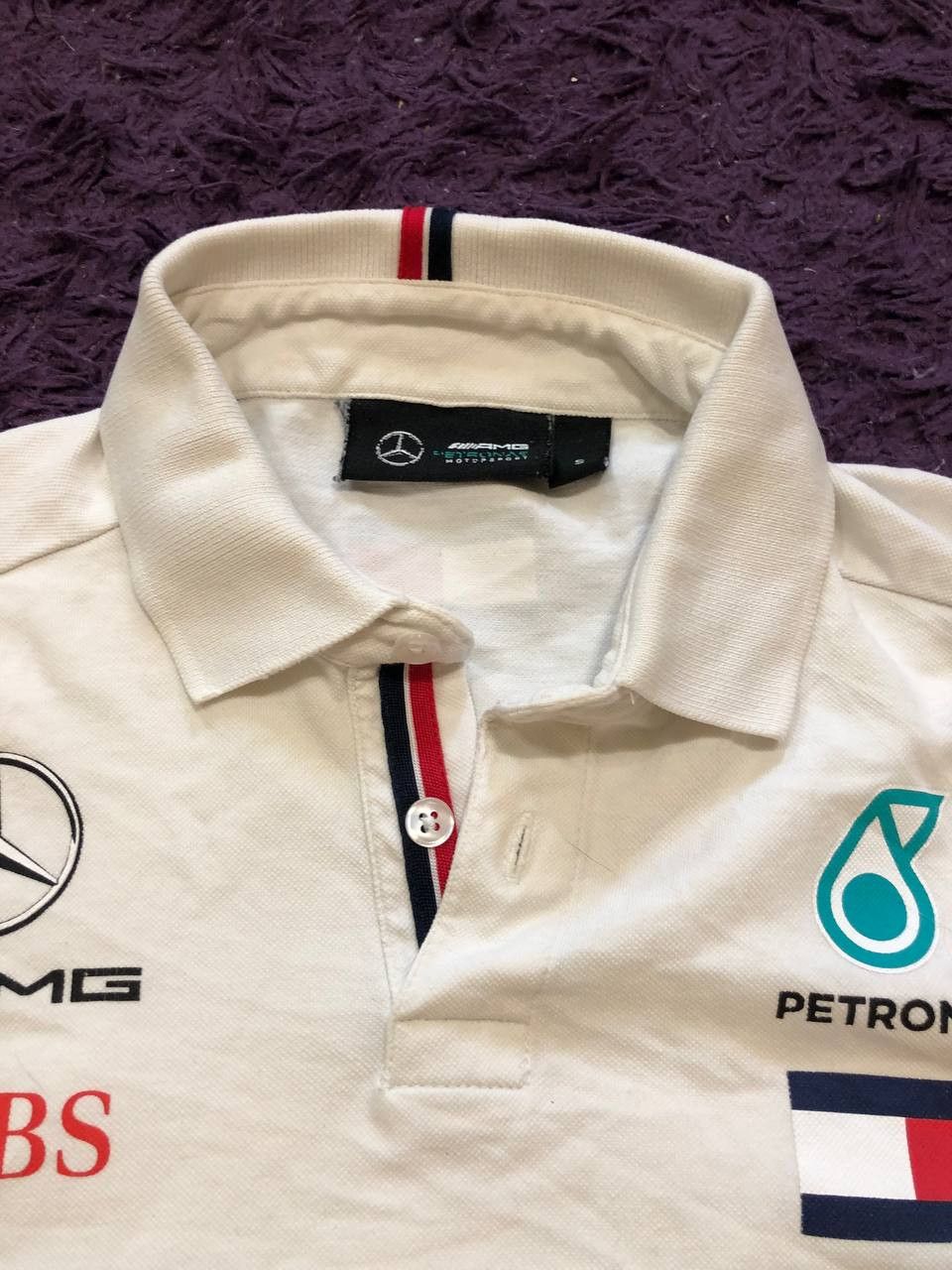 Mercedes-Benz Vintage Polo Mercedes-Benz logo Petronas AMG T-Shirt Y2K Size US S / EU 44-46 / 1 - 9 Thumbnail
