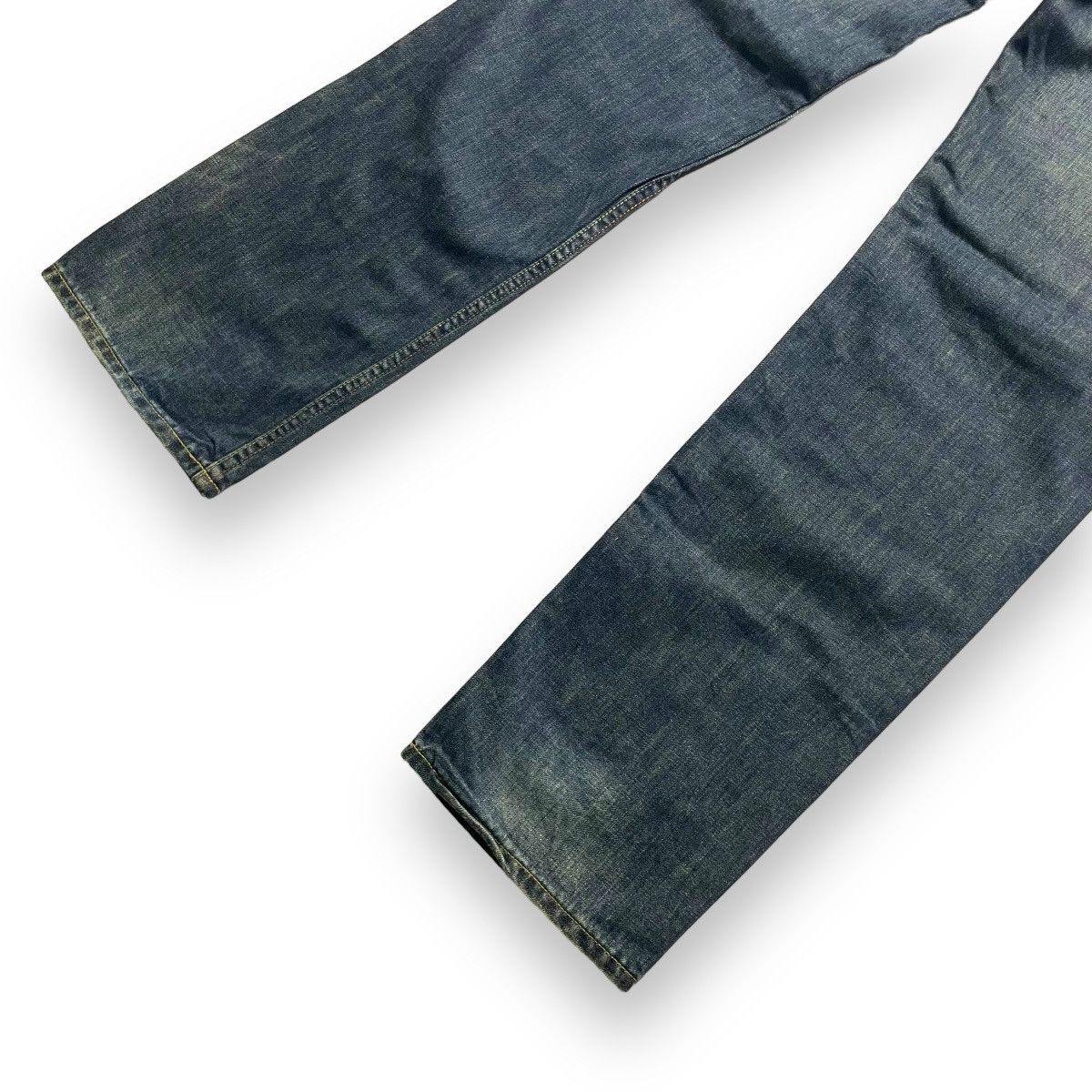 Takeo Kikuchi 🇯🇵 TAKEO KIKUCHI EMBROIDERED FLORAL DENIM PANTS Size 31" - 7 Thumbnail