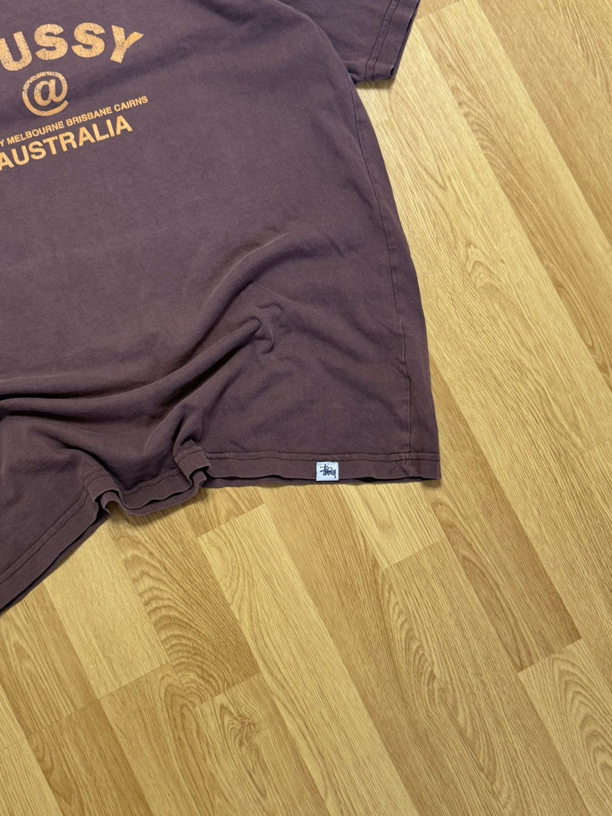 Stussy × Vintage Vintage Stussy Australia Big Logo T-Shirt Skateboard Size US M / EU 48-50 / 2 - 6 Thumbnail