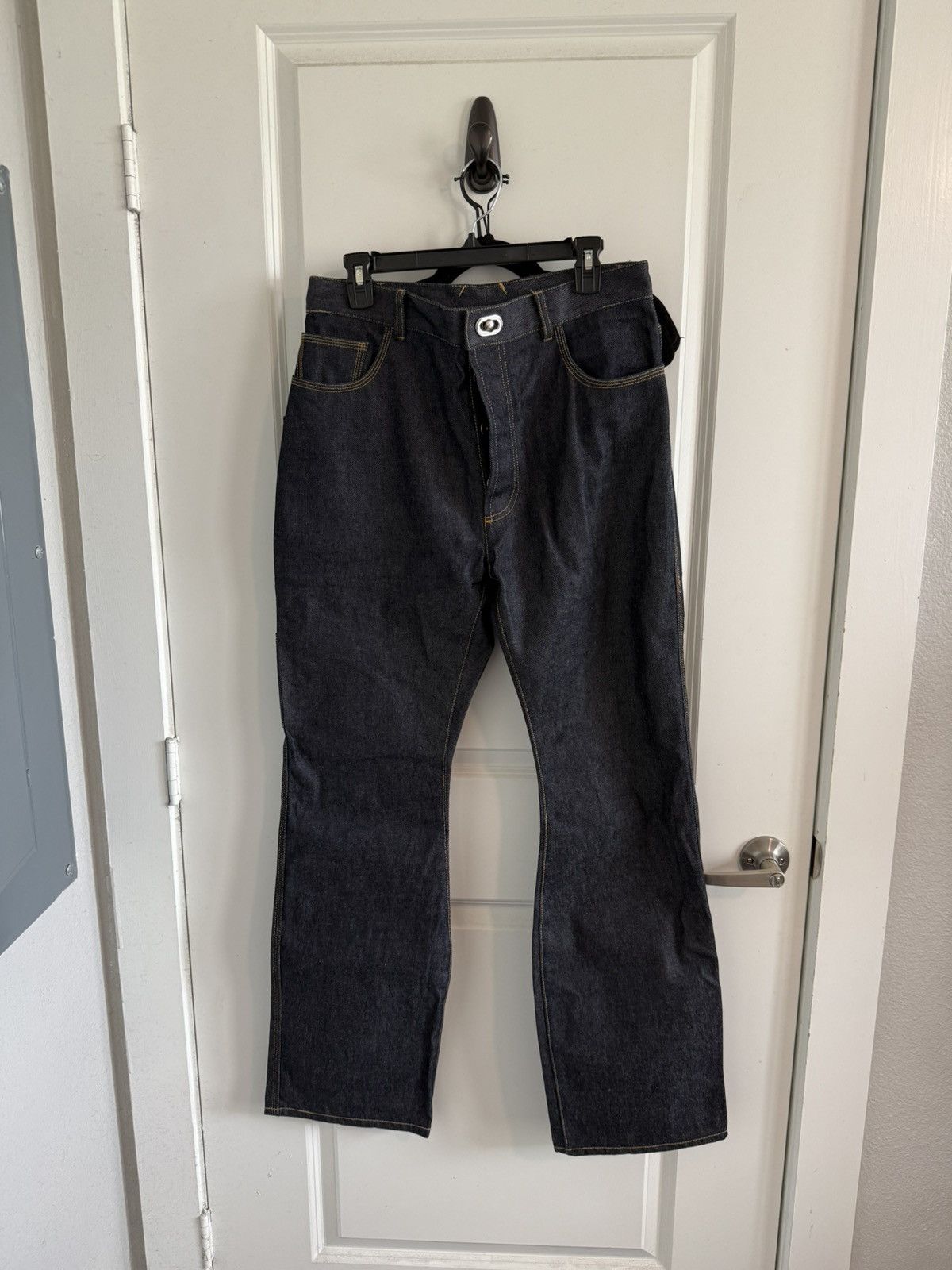 Bottega Veneta Bottega Veneta Pre-Fall 2020 Raw Carpenter Denim *Altered* Size US 32 / EU 48 - 1 Thumbnail