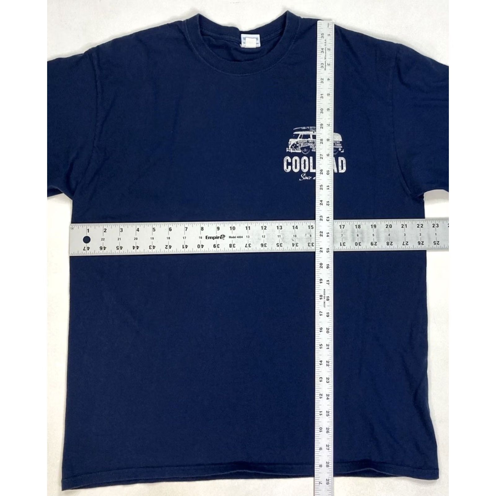 Vintage VINTAGE Crazy Shirts T-Shirt Men L Blue Graphic Print Crew Neck Short Sleeve Size US L / EU 52-54 / 3 - 6 Thumbnail