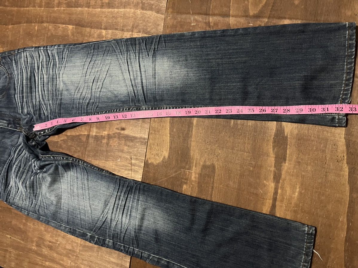 Japanese Brand Y2k japanese brand distressed clawmark jeans Size US 31 - 8 Thumbnail