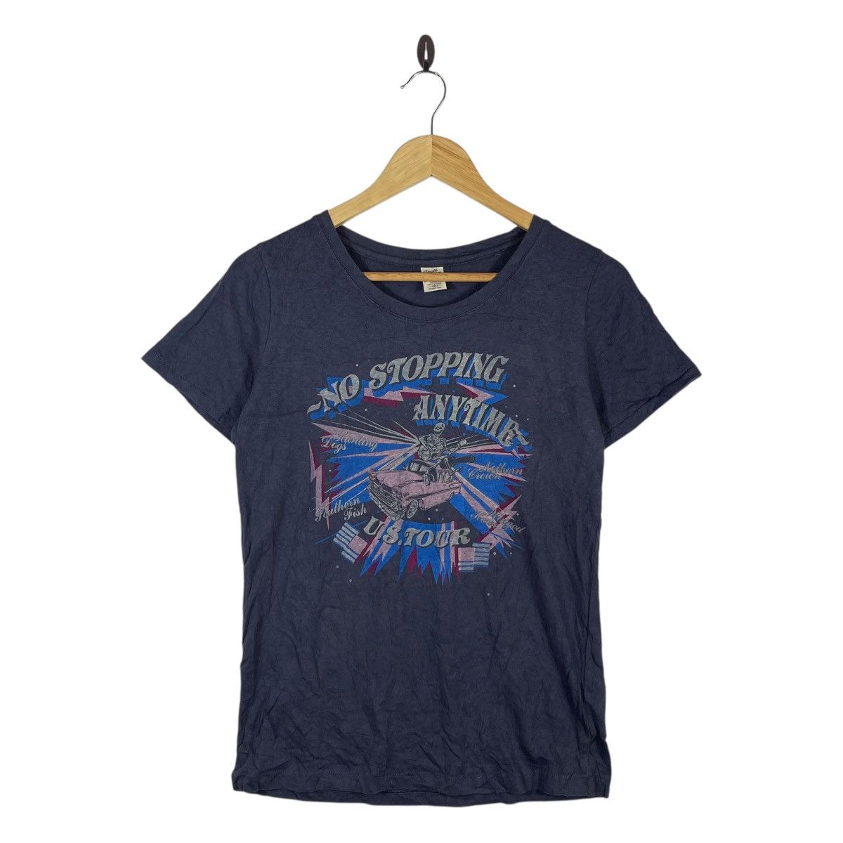 Vintage DOUBLE NAME TOUR BIKE JOE’S “NO STOPPING ANYTIME” T-SHIRT Size US S / EU 44-46 / 1 - 1 Thumbnail