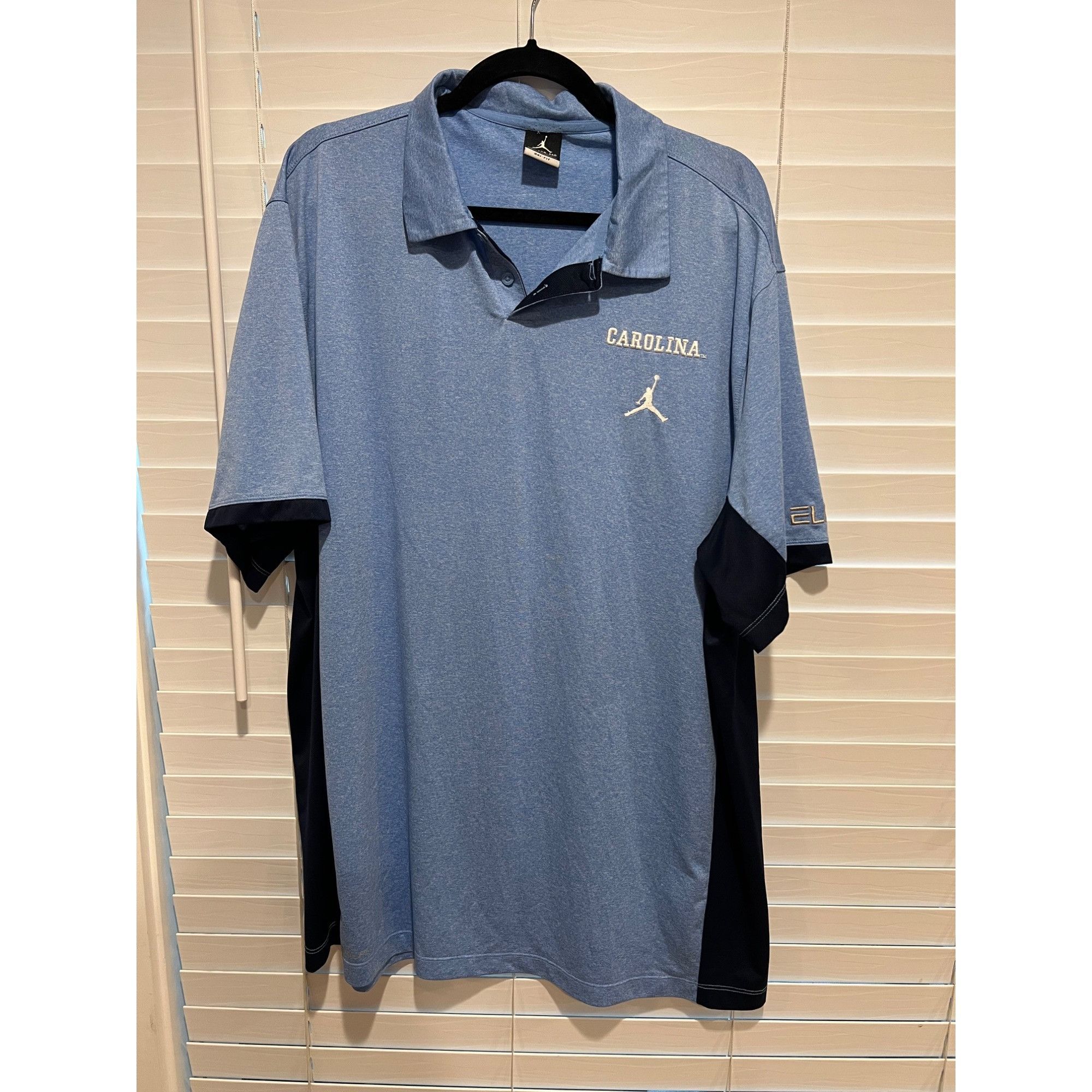 Nike Nike Air Jordan Elite North Carolina Polo Shirt - Size XXL Size US XXL / EU 58 / 5 - 1 Thumbnail