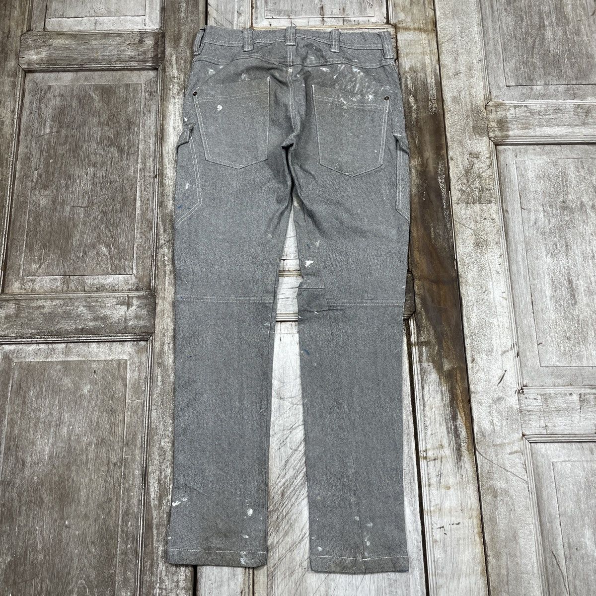 Japanese Brand × Vintage Vintage Japanese Brand Distressed Painted Cargo Pant Size US 31 - 2 Thumbnail
