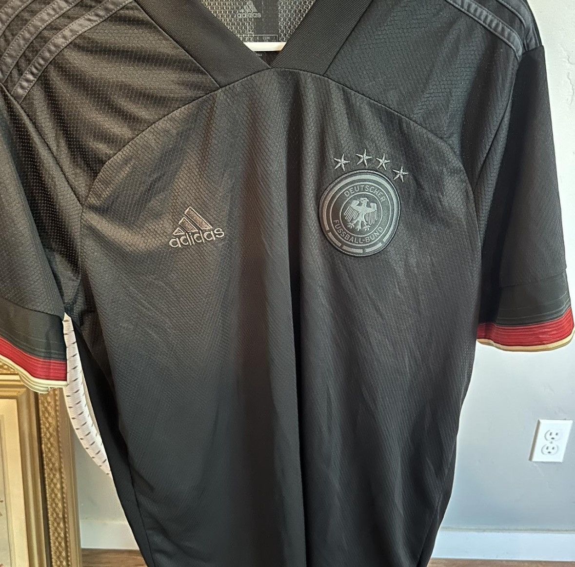 Adidas ADIDAS GERMANY ALL BLACK FIFA SOCCER FOOTBALL JERSEY Size US L / EU 52-54 / 3 - 1 Thumbnail