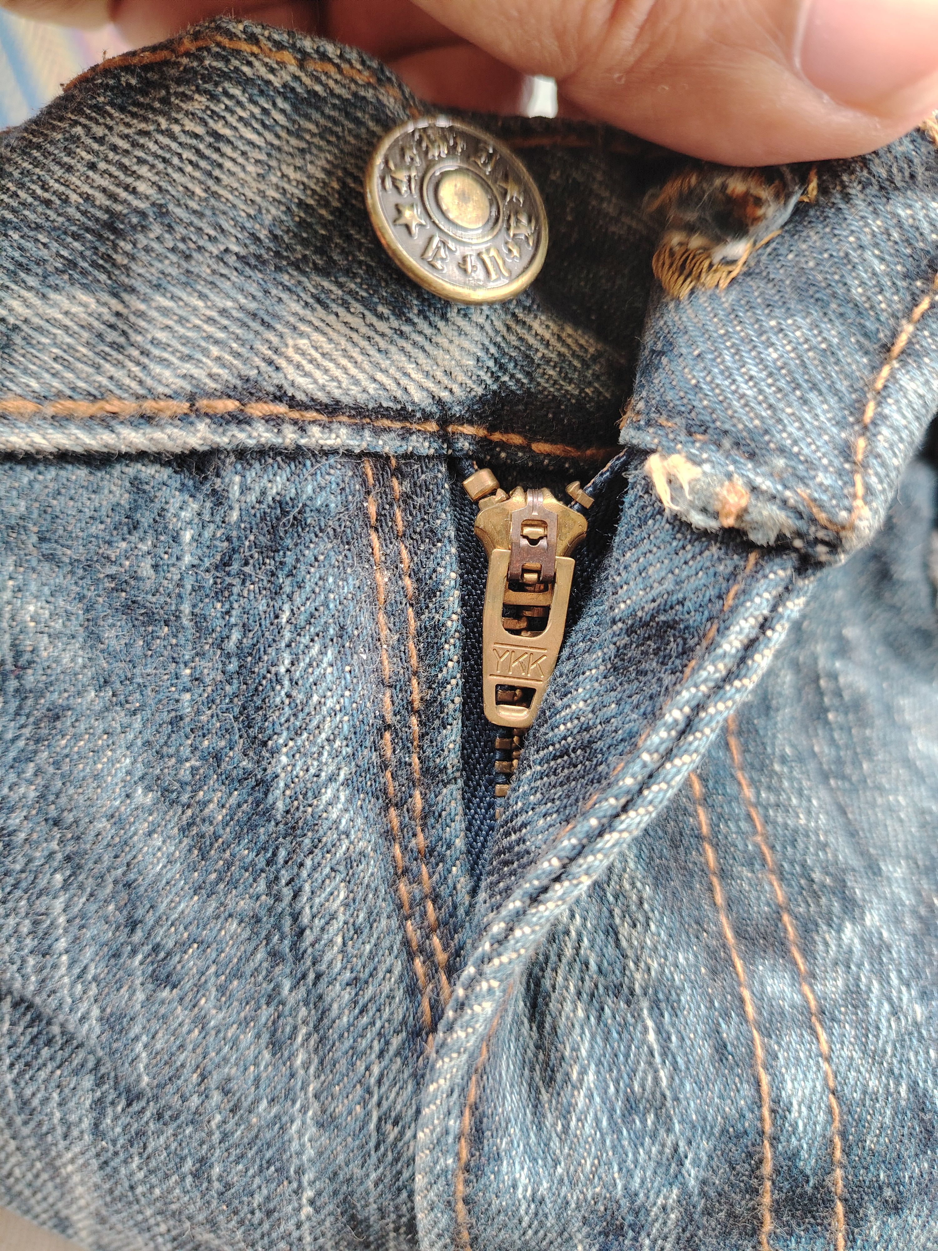 If Six Was Nine 💥FLARE💥K. U. I DISTRESSED DENIM Size US 32 / EU 48 - 12 Thumbnail