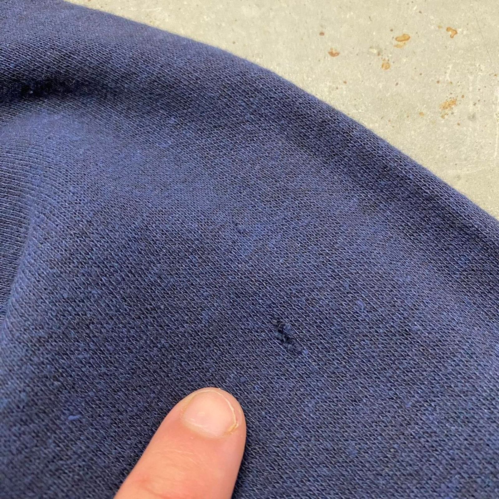Vintage Crazy Vintage 70s Hanes Navy War College Crewneck Sweatshirt Size US M / EU 48-50 / 2 - 8 Thumbnail