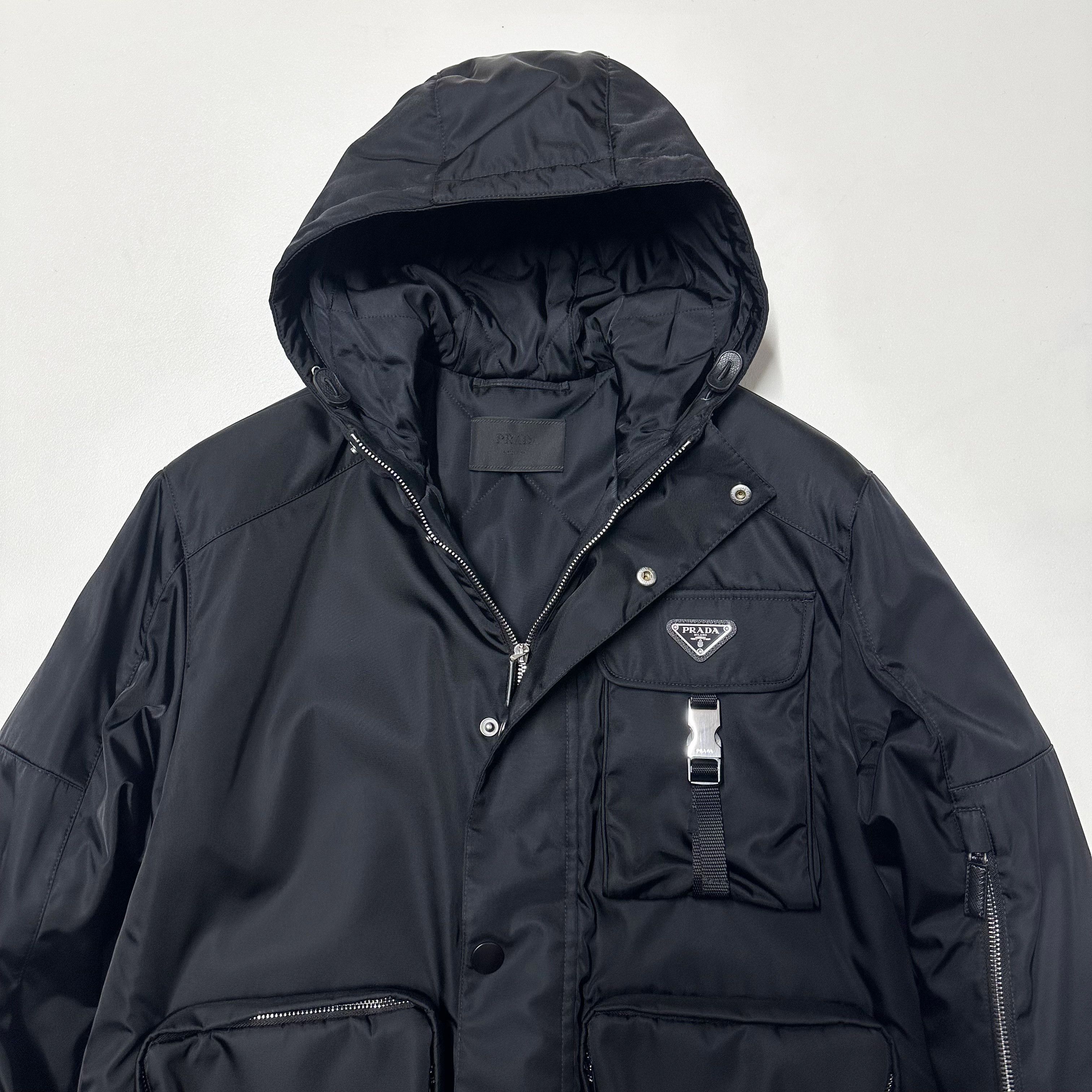 Prada Prada FW21 Re-Nylon Utility S M mens black jacket puffer Size US M / EU 48-50 / 2 - 4 Thumbnail