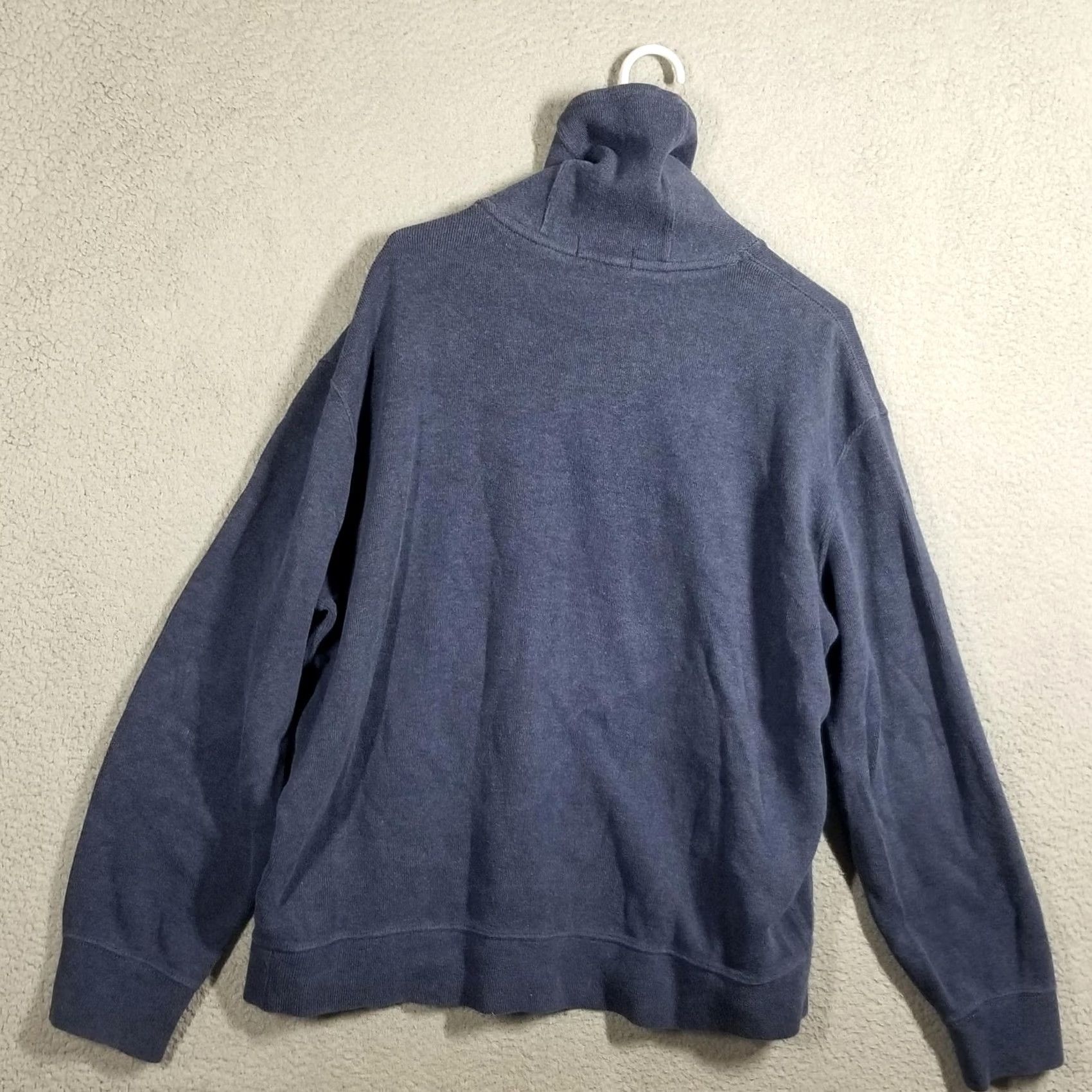 Polo Ralph Lauren Polo Ralph Lauren Sweater Mens XL Blue Button Shawl Knit Pullover Logo Size US XL / EU 56 / 4 - 2 Thumbnail