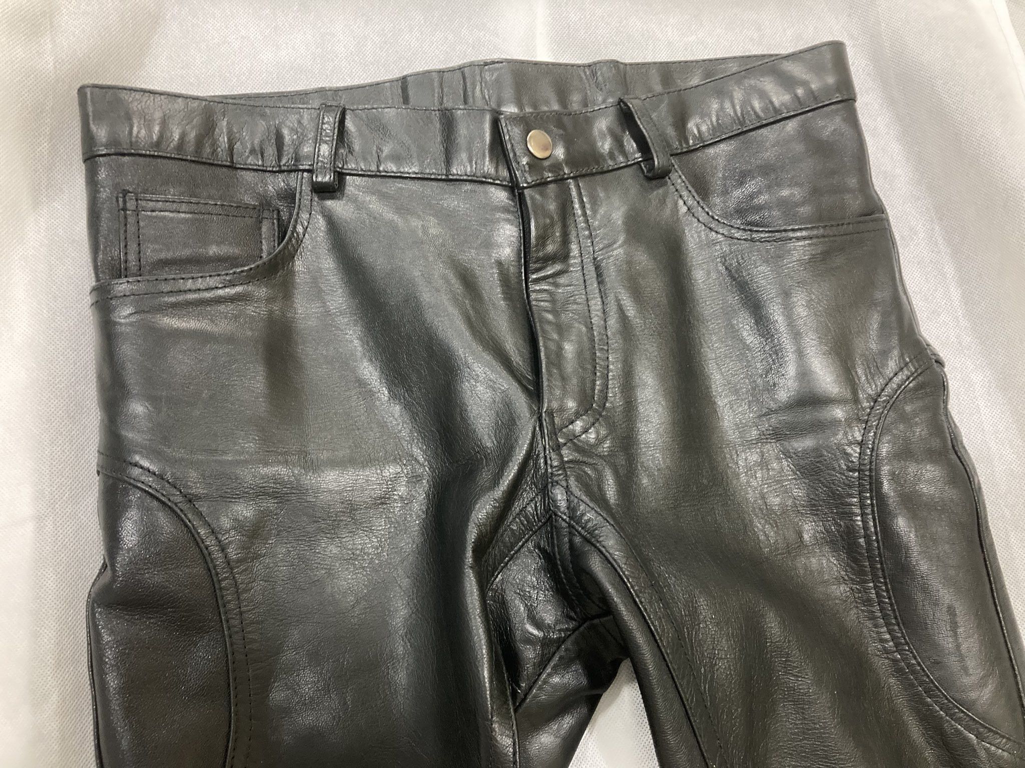 Vintage Ritual Fashion Armour Leather Pants Size US 29 - 2 Thumbnail