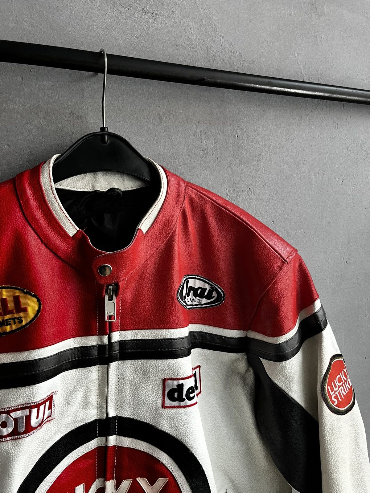 Vintage Lucky Strike Leather Jacket Racing Vintage Size US XL / EU 56 / 4 - 7 Thumbnail
