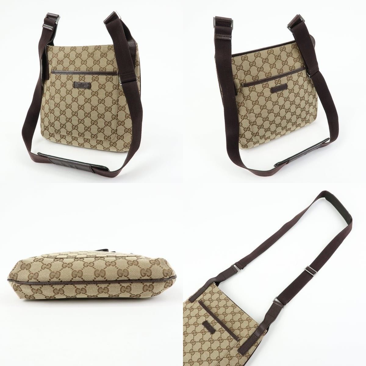 Gucci Gucci GG Supreme Crossbody Bag Beige Size ONE SIZE - 3 Thumbnail